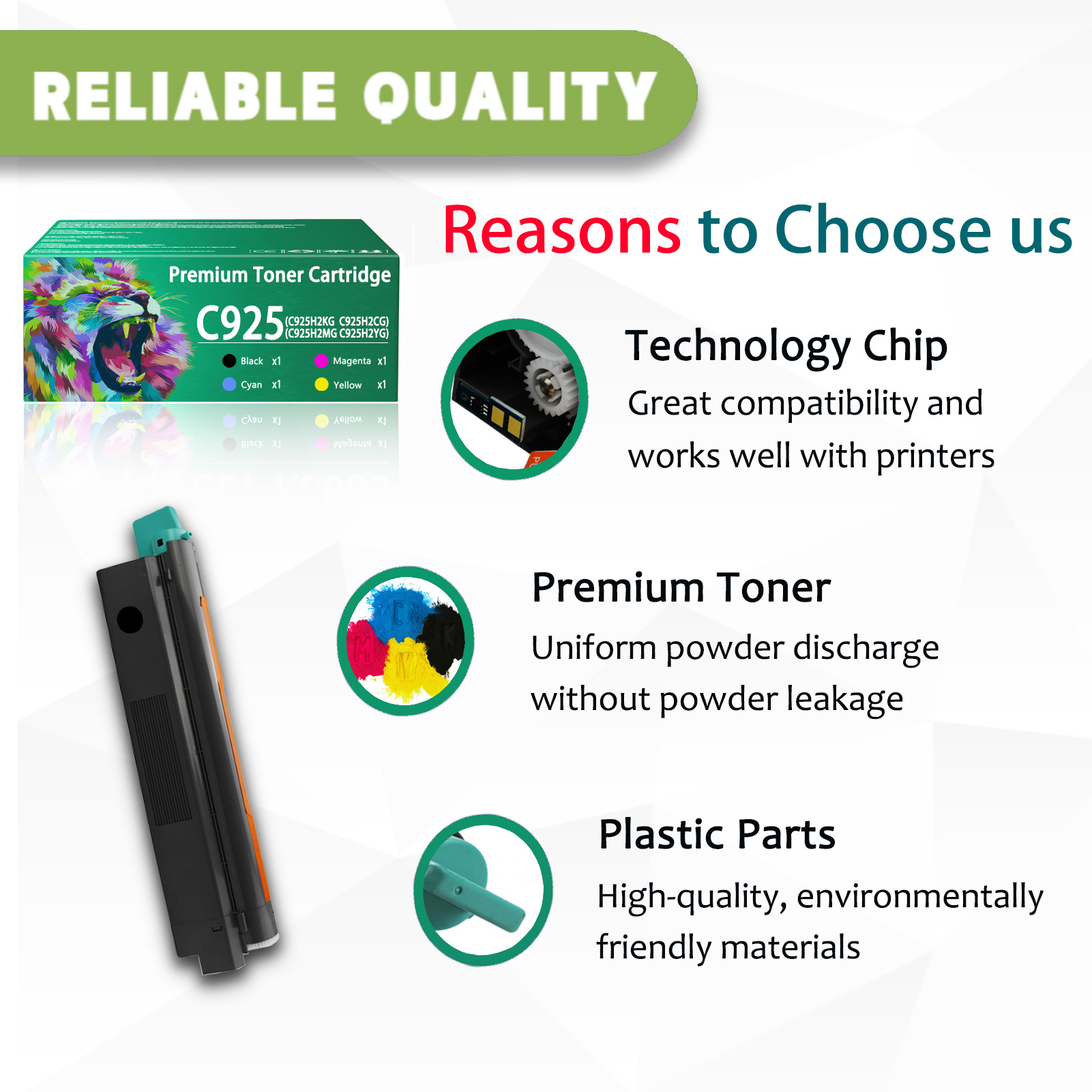 For Lexmark C925 C925H2KG C925H2CG C925H2MG C925H2YG Toner Cartridge Work For Lexmark C925 C925DE X925 X925DE Printers