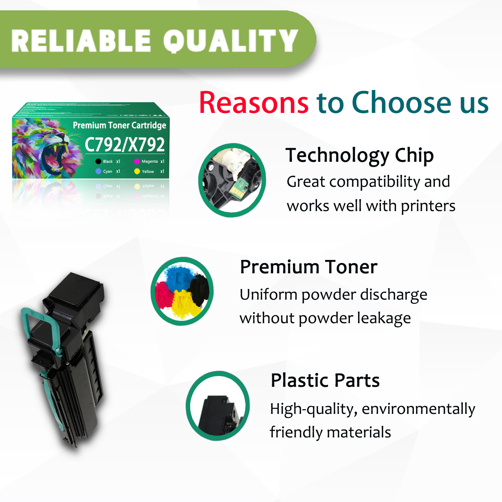 For Lexmark C540 C792A1KG C792A1CG C792A1MG C792A1YG Toner Cartridge Work For Lexmark C792 X792 C792de C792dhe C792dte C792e X792de X792dte X792dtfe X792dtme X792dtpe X792dtse Printers