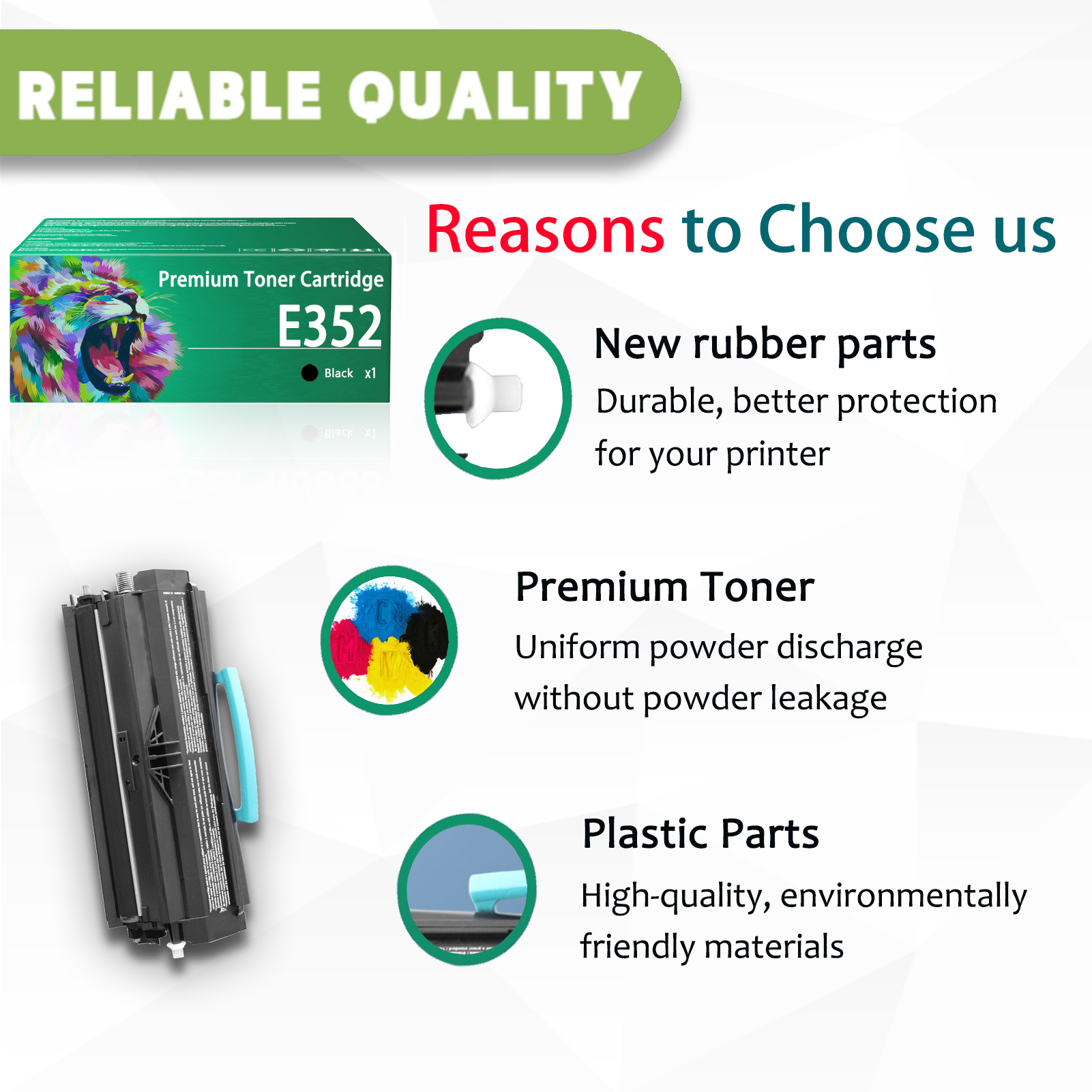 For Lexmark E352 E352H11A Toner Cartridges Work For Lexmark E350 E352 E350 E350d E350dt E352 E352dn E352dtn Printers