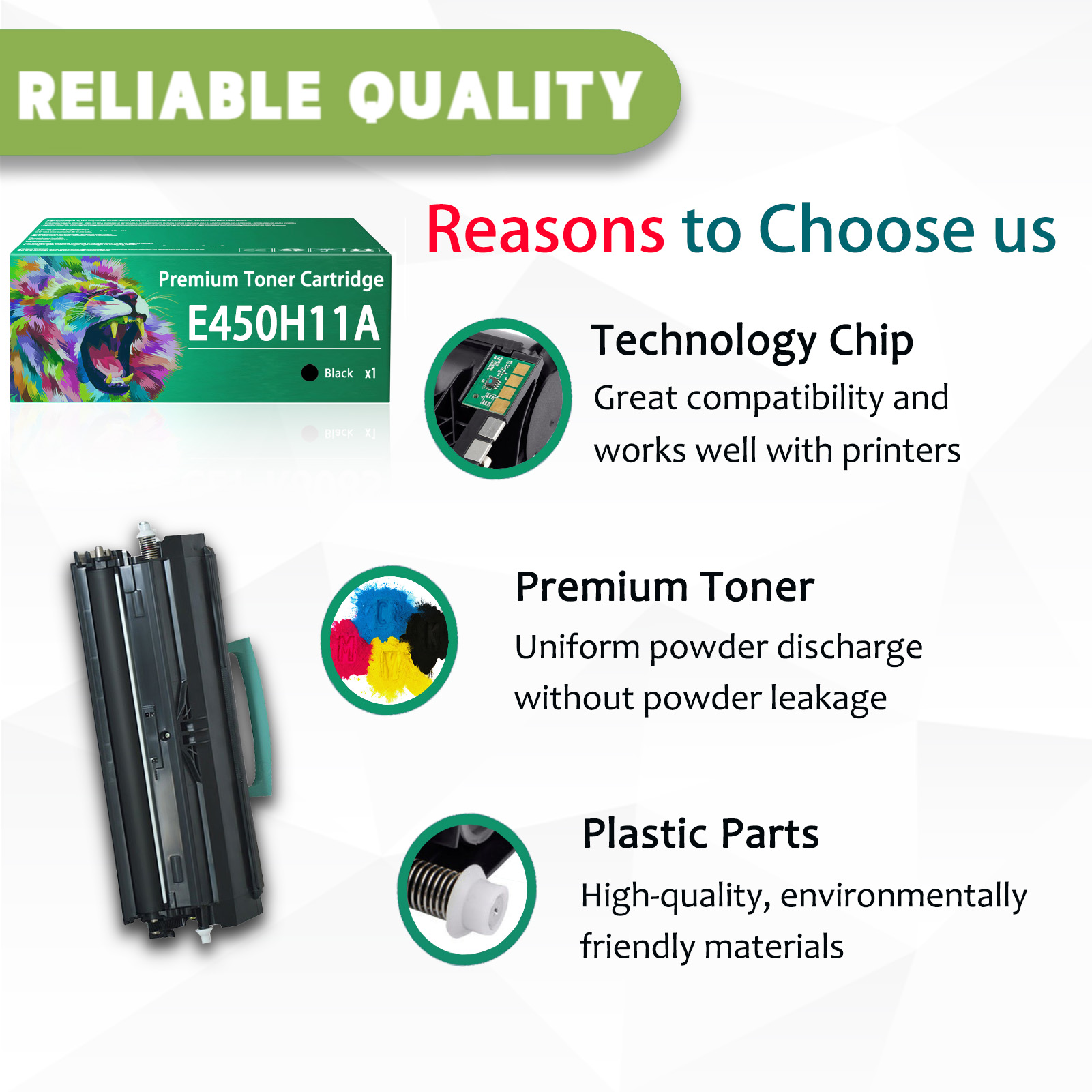 For Lexmark E450 E450H11A Toner Cartridges Work For Lexmark E450 E450dn E450dtn Printers