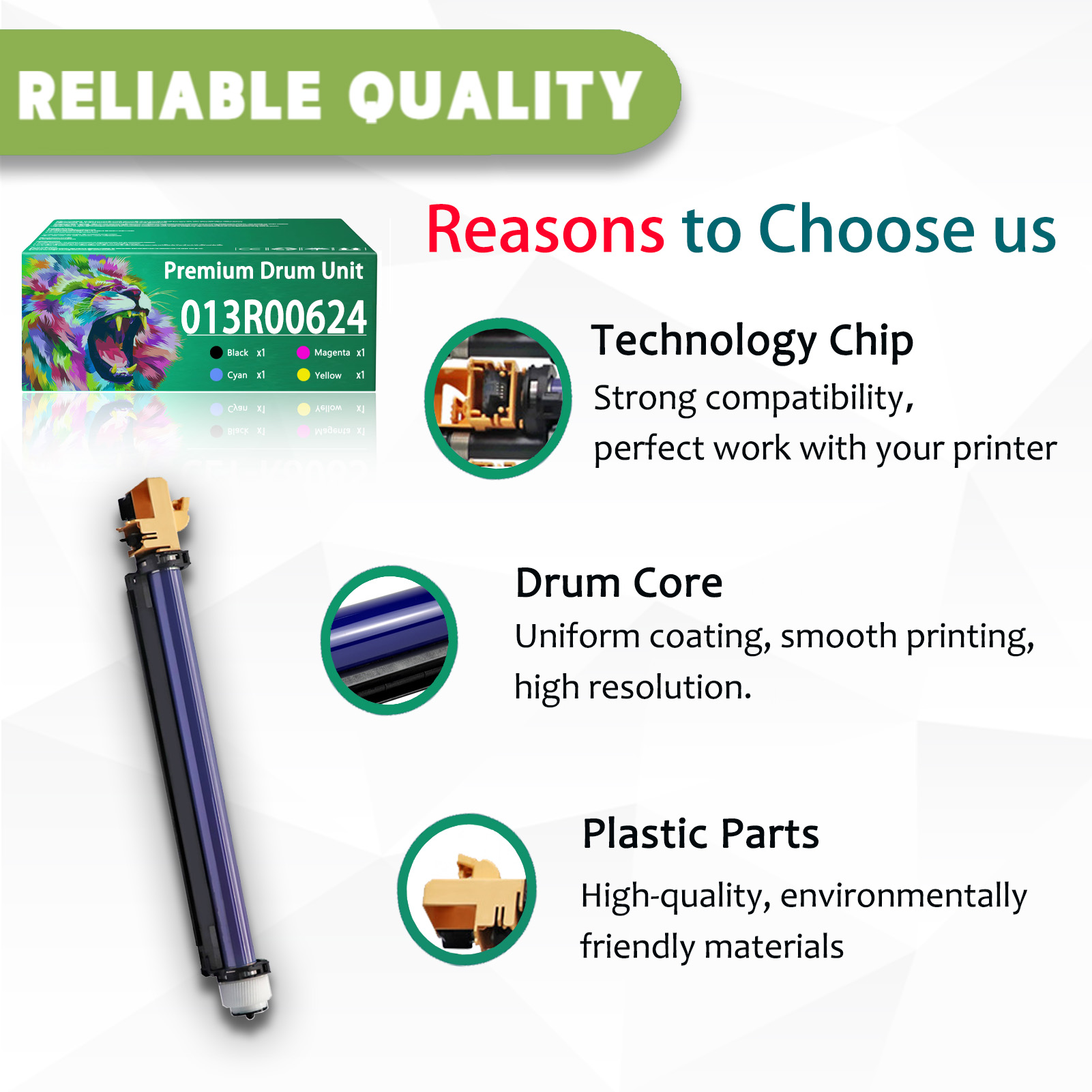 For Xerox 013R00624 Imaging Drum Unit Work for Xerox WorkCentre Pro 7328 7335 7345 7346 Printers