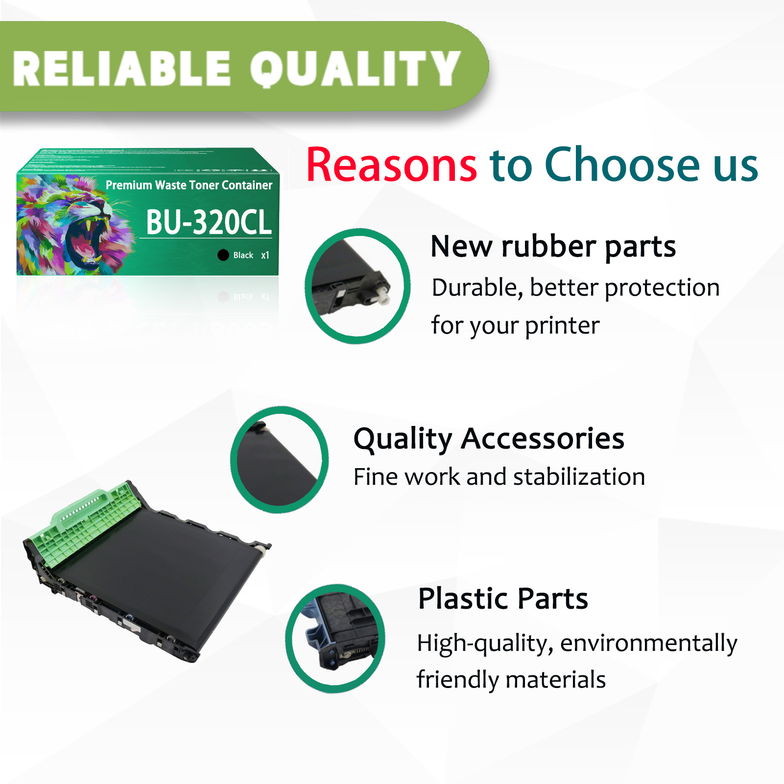 BU-320CL Belt Unit Compatible for Brother BU320CL Belt Units Work for Brother MFC-L8600CDW MFC-L8850CDW MFC-L9550CDW HL-L9300CDWT HL-L8250CDN HL-L8350CDW Printers