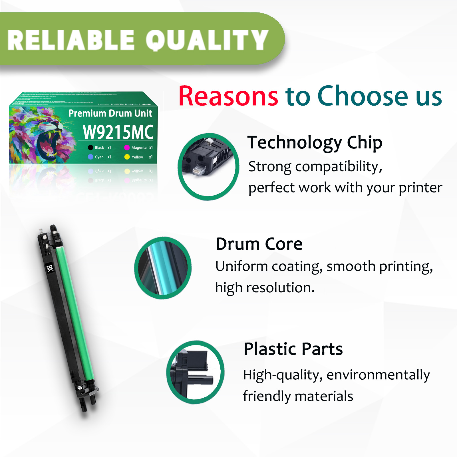 Unidad De Tambor W9215MC Compatibles Para HP W9215MC Unidad De Tambor Funciona Con Impresoras Para HP Color LaserJet Managed E78228dn E78223DN E78228DN