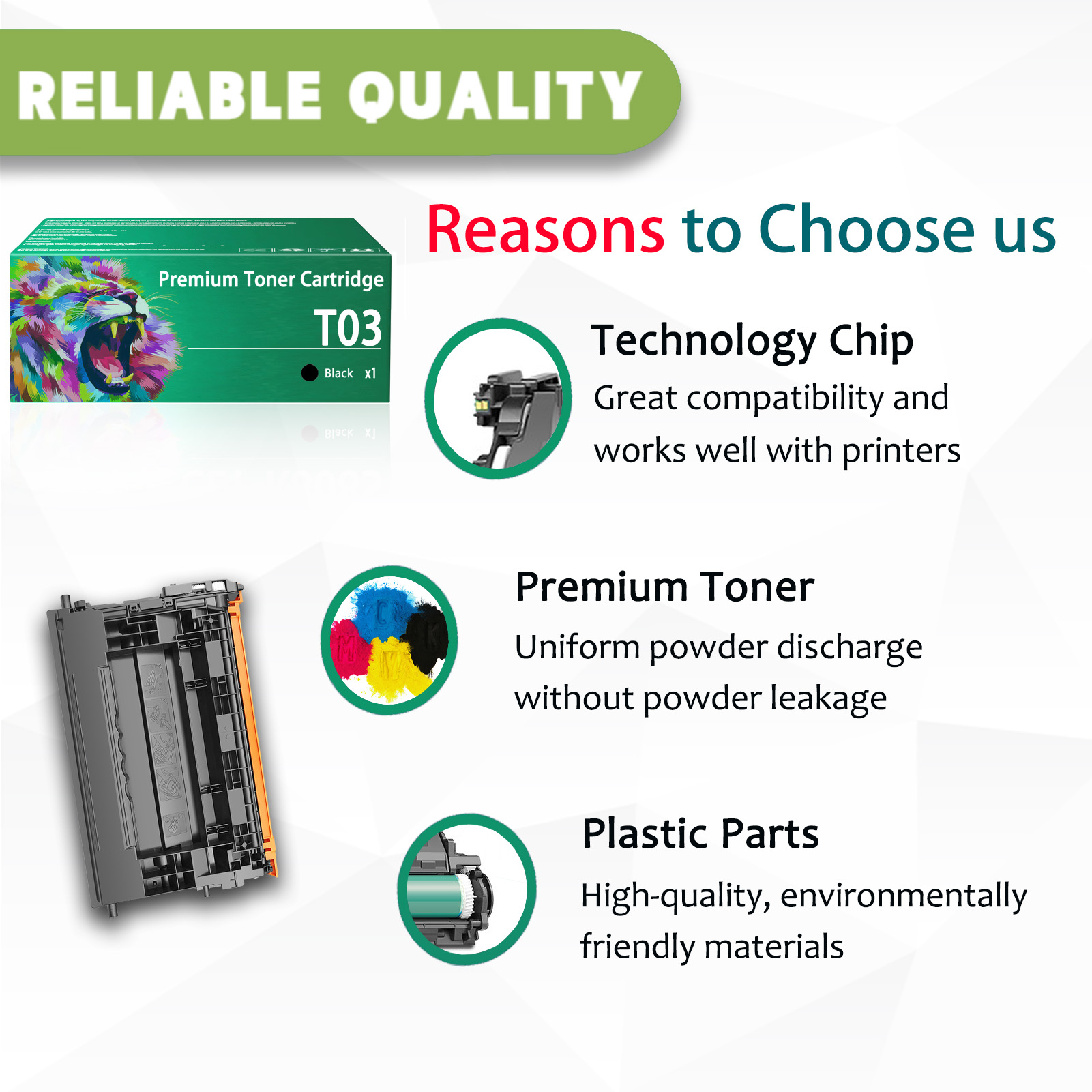 For HP T03 T03K 2725C001AA Toner Cartridges Work for Canon imageRUNNER Advance 525iF 525iFII 525iFZ 615iF 615iFII 615iFZ 615iFZII 715iF 715iFII 715iFZ 715iFZII Printers