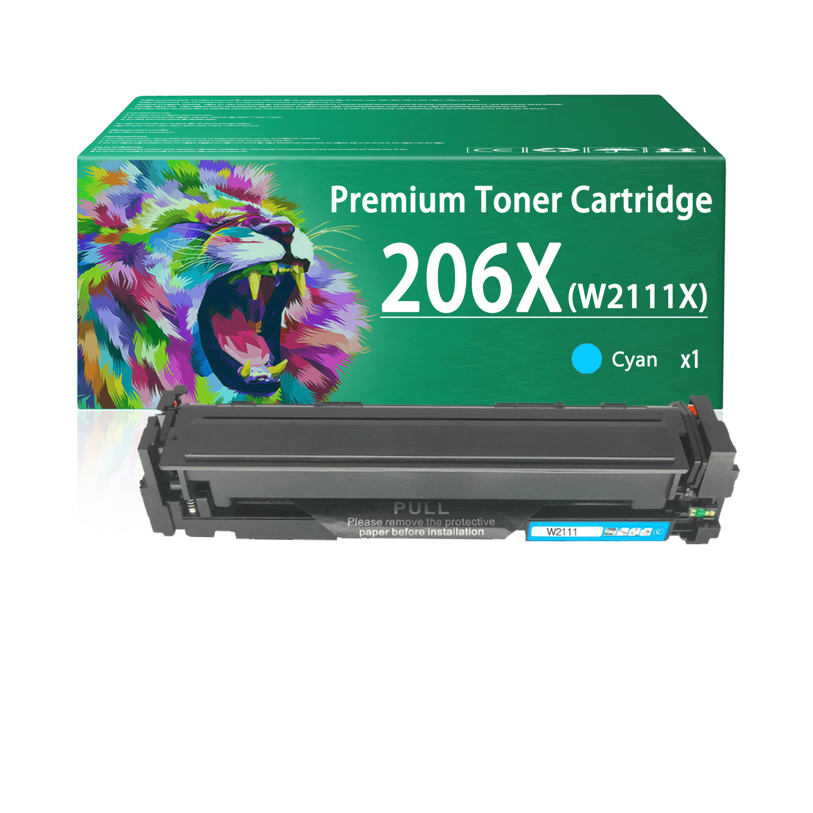 For HP 206X W2110X W2111X W2113X W2112X Toner Cartridge Work for HP LaserJet Pro M255dw M255nw M282nw M283cdw M283fdn M283fdw Printers