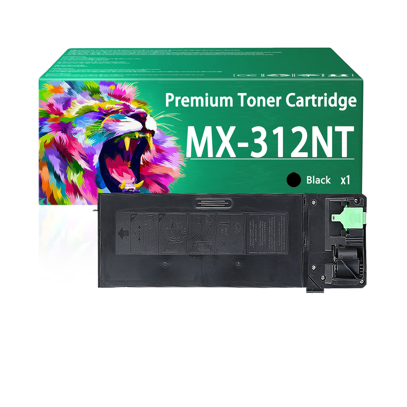 For Sharp MX-312NT Toner Cartridges Work Sharp MX-M260 MX-M264N MX-M310 MX-M314N MX-M354N Printers