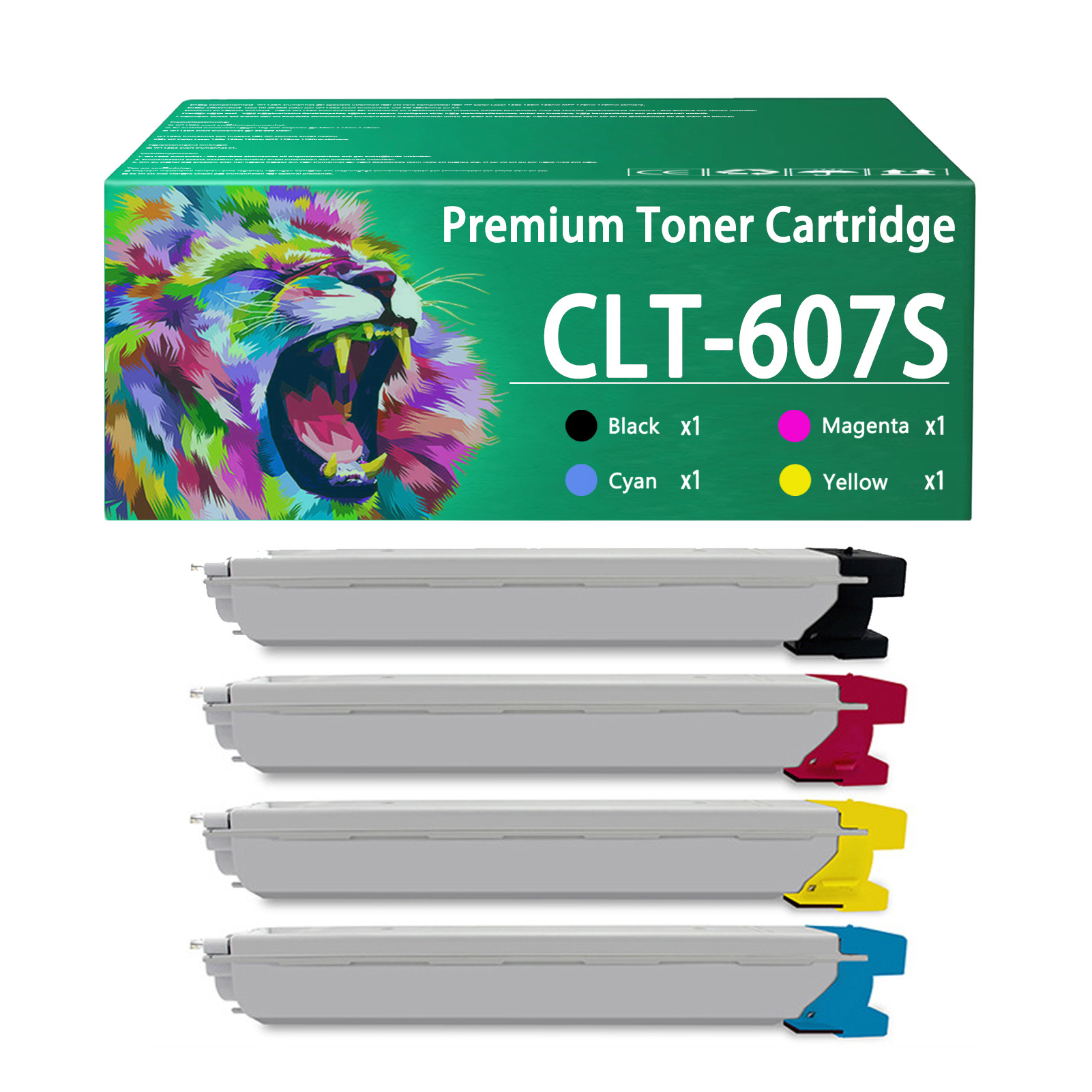 For Samsung CLT-607S CLT-K607S CLT-C607S CLT-M607S CLP-Y300A Toner Cartridge Work For Samsung MultiXpress CLX-9350ND CLX-9250NA Printers