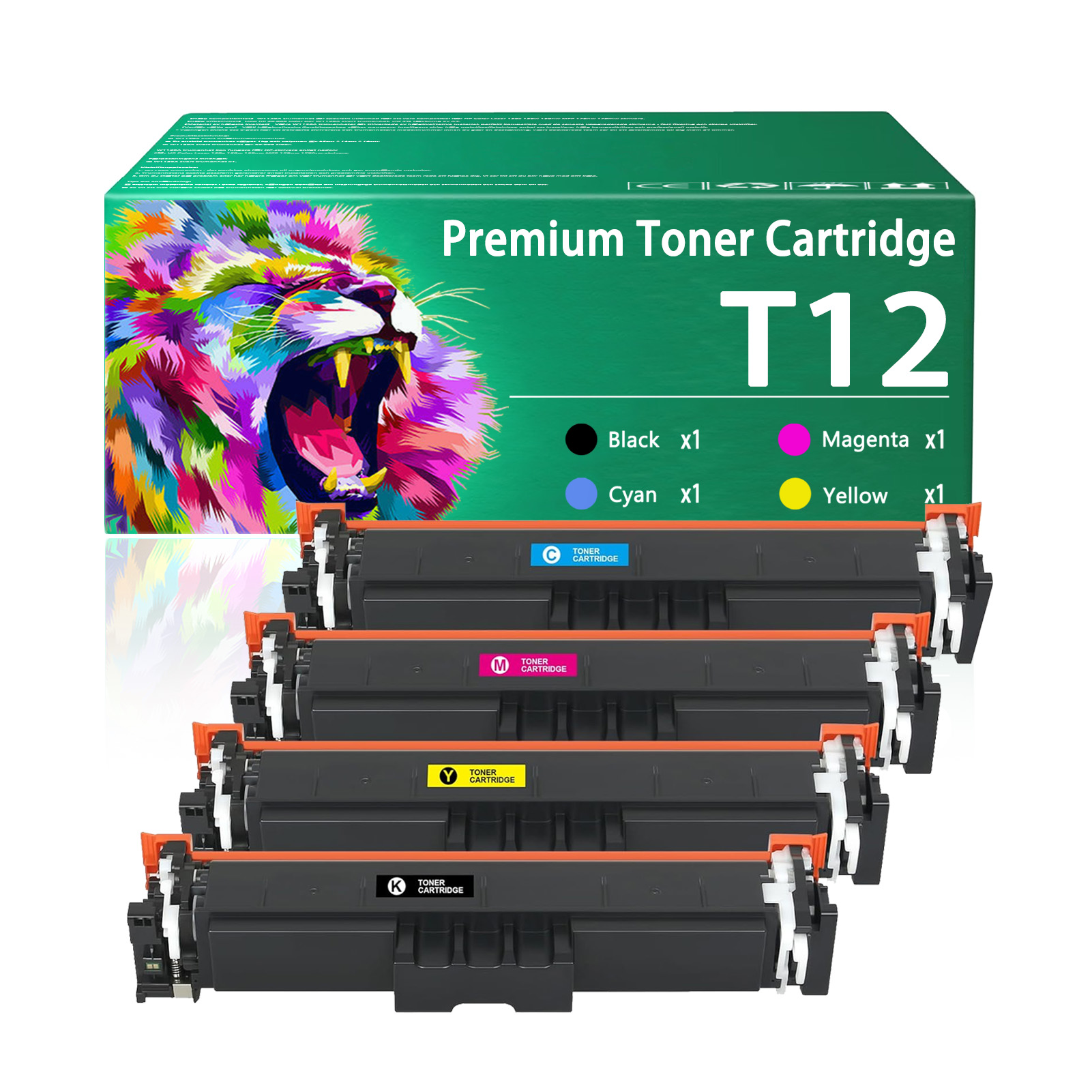 For Canon T12 5098C006 5097C006 5096C006 5095C006 Toner Cartridge Work for Canon imageCLASS X LBP1333C MF1333C i-SENSYS X C1333i C1333iF C1333P Printer