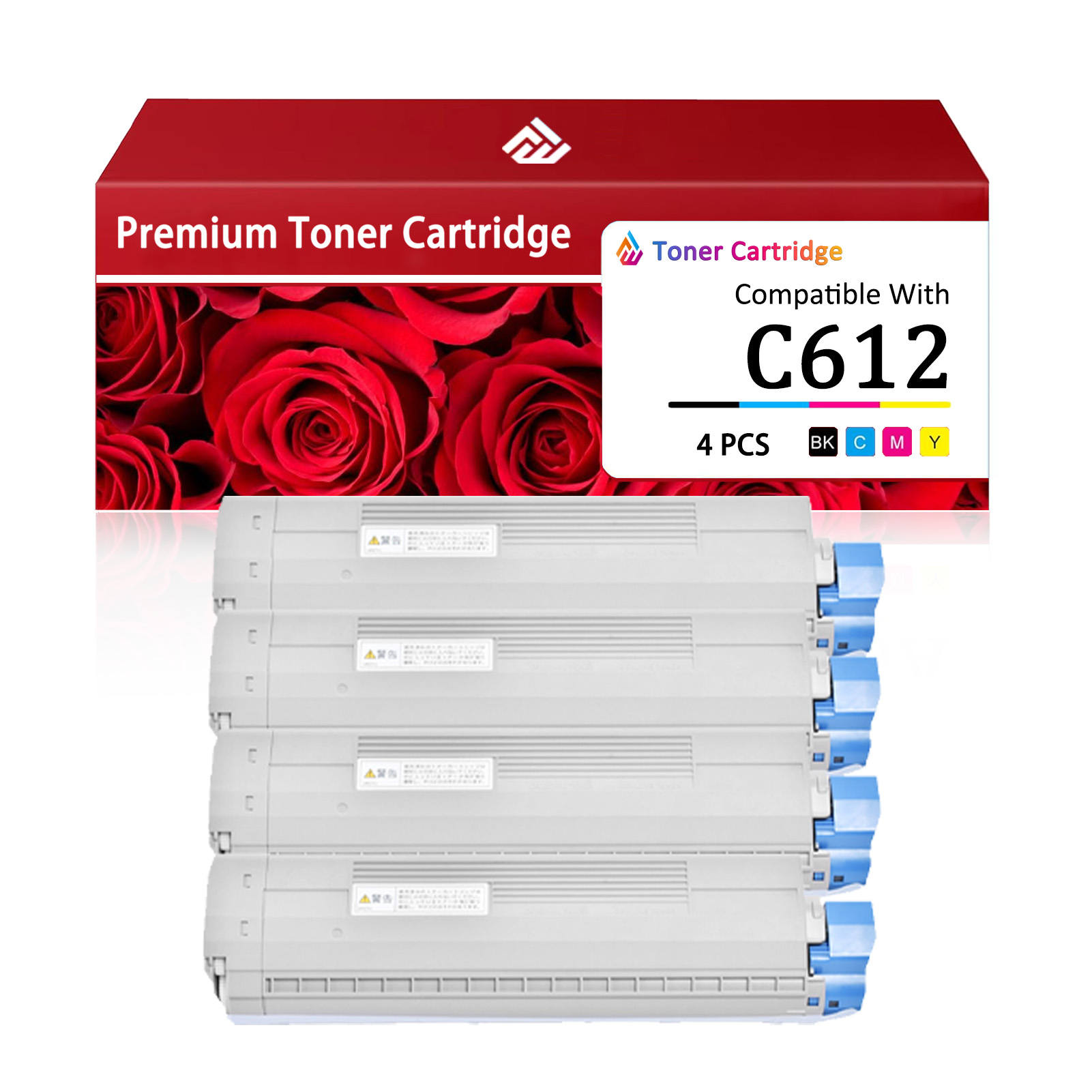 For OKI C612 46507504 46507503 46507502 46507501 Toner Cartridge Work For OKI Data C612n C612dn Printers