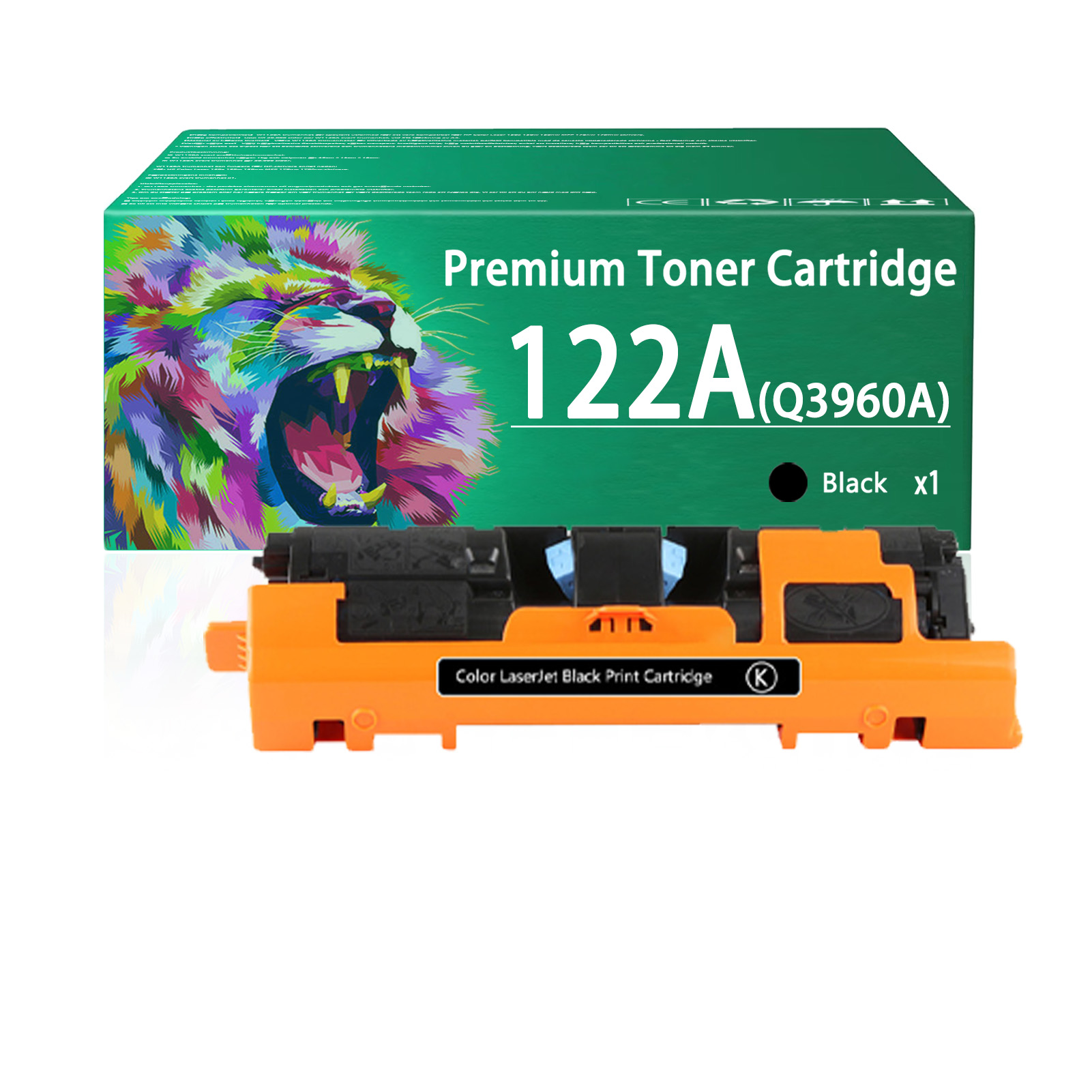 For HP 122A Q3960A Q3961A Q3963A Q3962A Toner Cartridge Work for HP Color LaserJet 2550 2550L 2550LN 2550N 2800 2820 2840 Printers