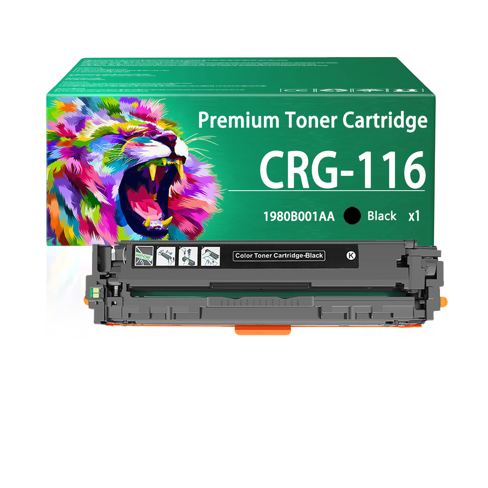 For Canon CRG116 116 CRG-116 Toner Cartridge Work for Canon imageCLASS MF8280Cw MF8230Cn MF620C MF621Cn MF624Cw MF628Cw MF623Cn MF626Cn LBP7110Cw LBP5050 MF8030Cn MF8040Cn MF8050Cn MF8080Cw Printers