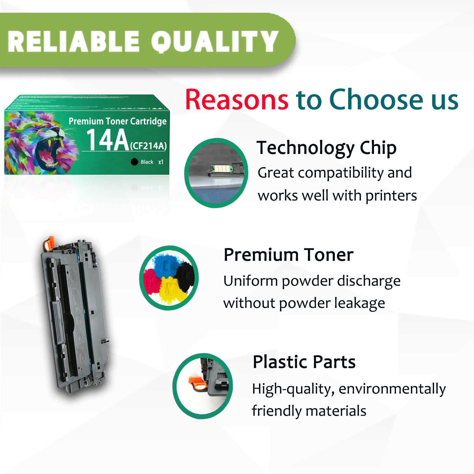 For HP 14A CF214A Toner Cartridges Work For HP LaserJet Enterprise M712dn M712n M712xh MFP M725dn M725f M725z M725z+ Printer