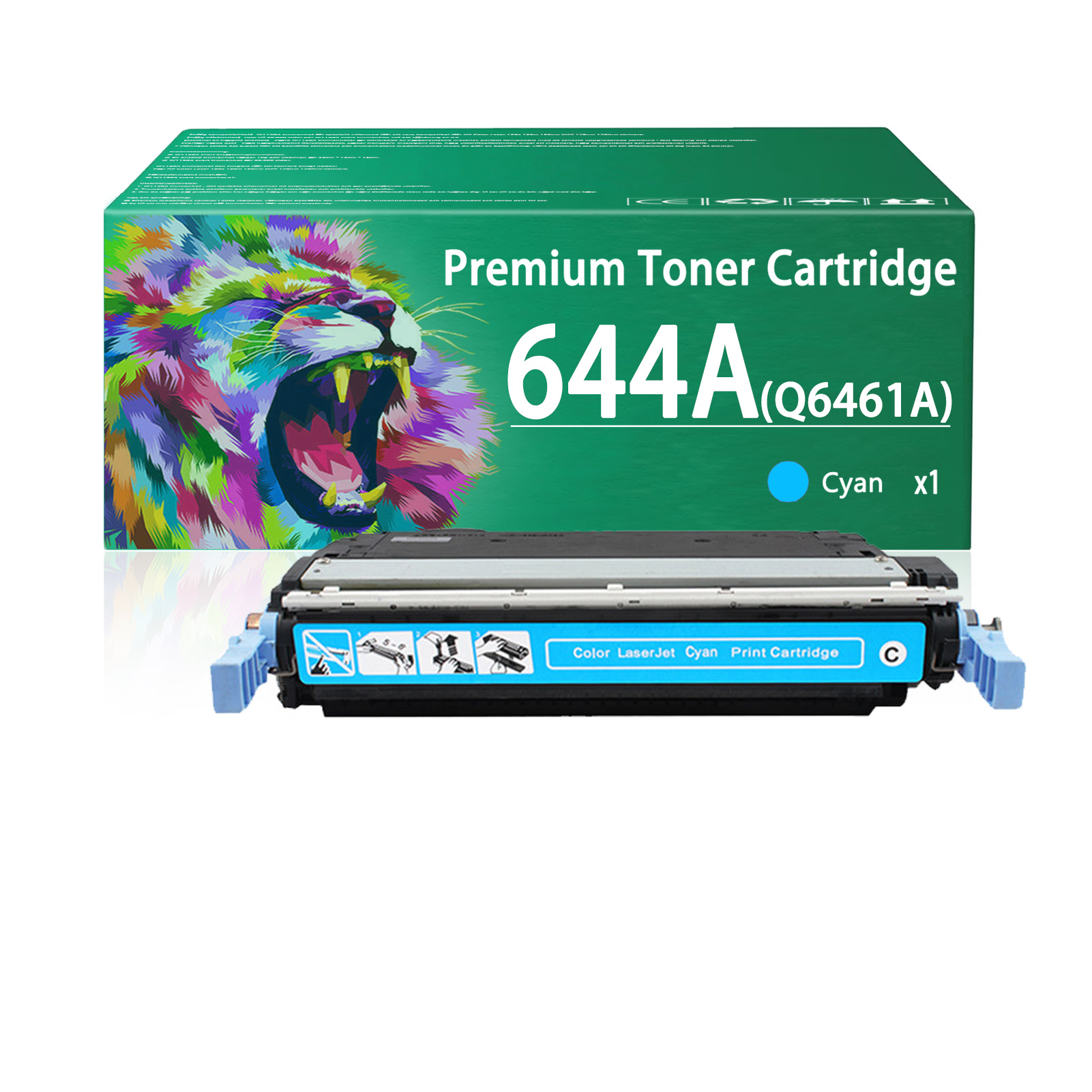 For HP 644A Q6460A Q6461A Q6463A Q6462A Toner Cartridge Work for HP Color LaserJet CM4730 CM4730F CM4730FM CM4730FSK MFP 4730 4730X 4730XM 4730XS Printers
