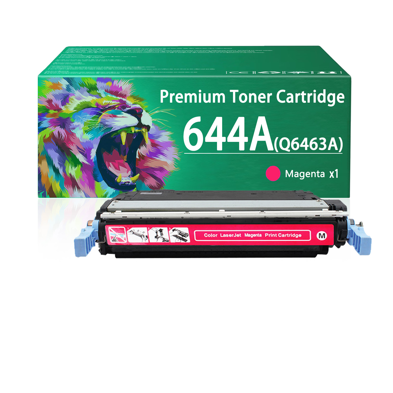 For HP 644A Q6460A Q6461A Q6463A Q6462A Toner Cartridge Work for HP Color LaserJet CM4730 CM4730F CM4730FM CM4730FSK MFP 4730 4730X 4730XM 4730XS Printers