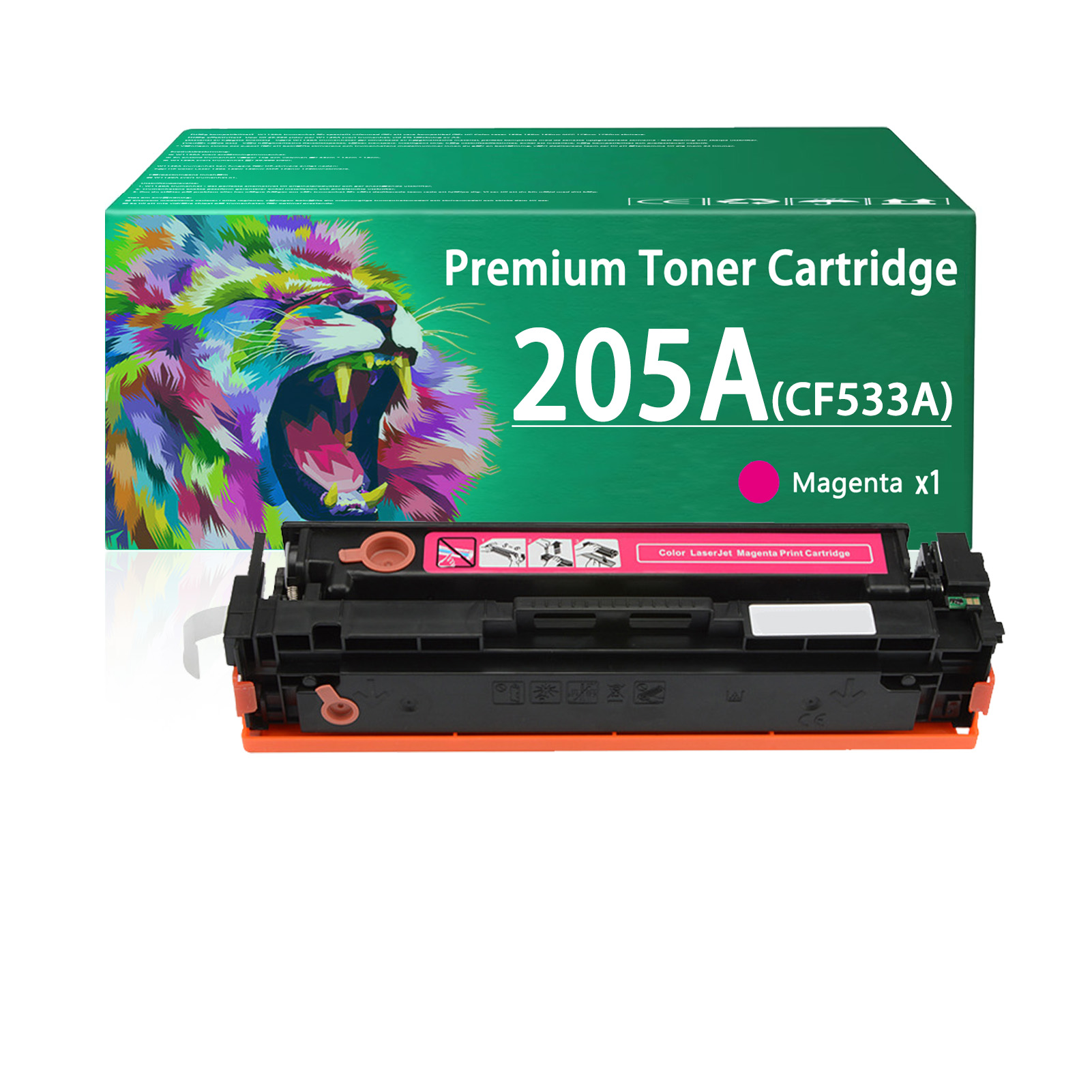 For HP 205A CF530A CF531A CF533A CF532A Toner Cartridge Work for HP Color LaserJet Pro M154a M154nw MFP M180 M180n M180nw M181fw Printers