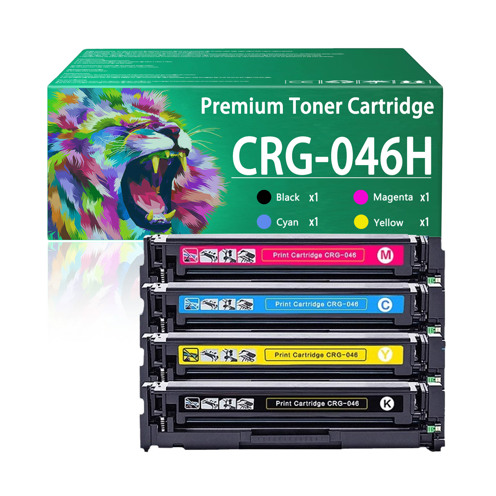 For Canon CRG046H 046H CRG-046H Toner Cartridge Work for Canon imageCLASS LBP654Cdw MF731Cdw MF733Cdw MF735Cdw Printers