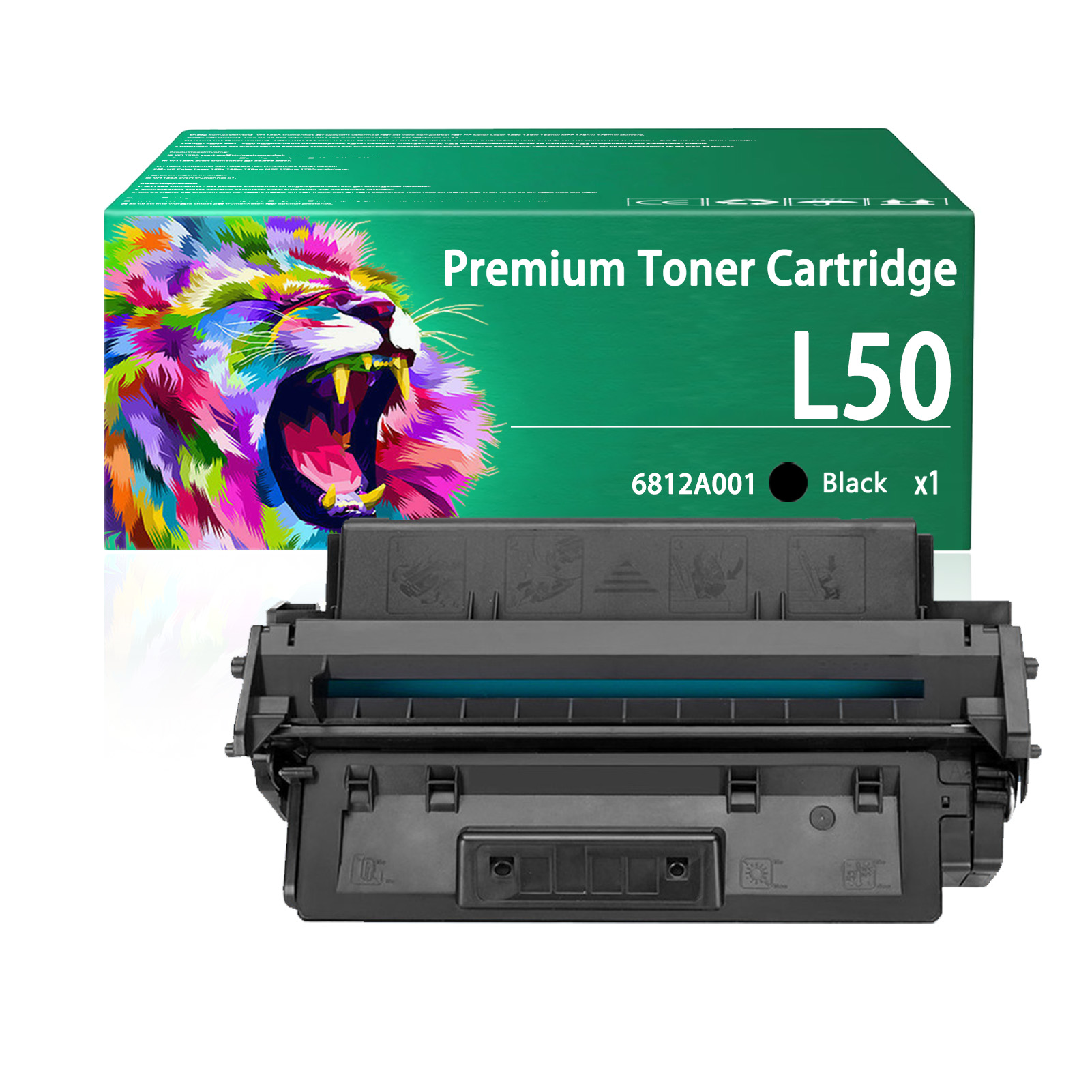 For L50 L-50 6812A001 Toner Cartridges Work Canon ImageClass D761 D780 D860 D861 D880 D660 D661 D680 D760 PC1060 PC1061 PC1080F Printers