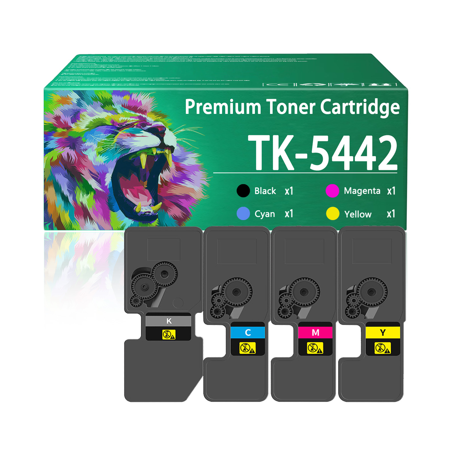 For HP TK-5442 TK-5442K TK-5442C TK-5442M TK-5442Y Toner Cartridge Work For Kyocera ECOSYS PA2100cx PA2100cwx MA2100cfx MA2100cwfx Printers