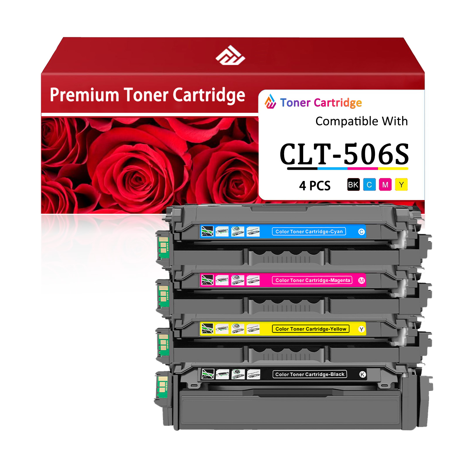 For Samsung CLT-506S CLT-K506S CLT-C506S CLT-M506S CLT-Y506S Toner Cartridge Work For Samsung CLP-680DW CLP-680ND CLX-6260FD CLX-6260FR CLX-6260FW CLX-6260ND Printers