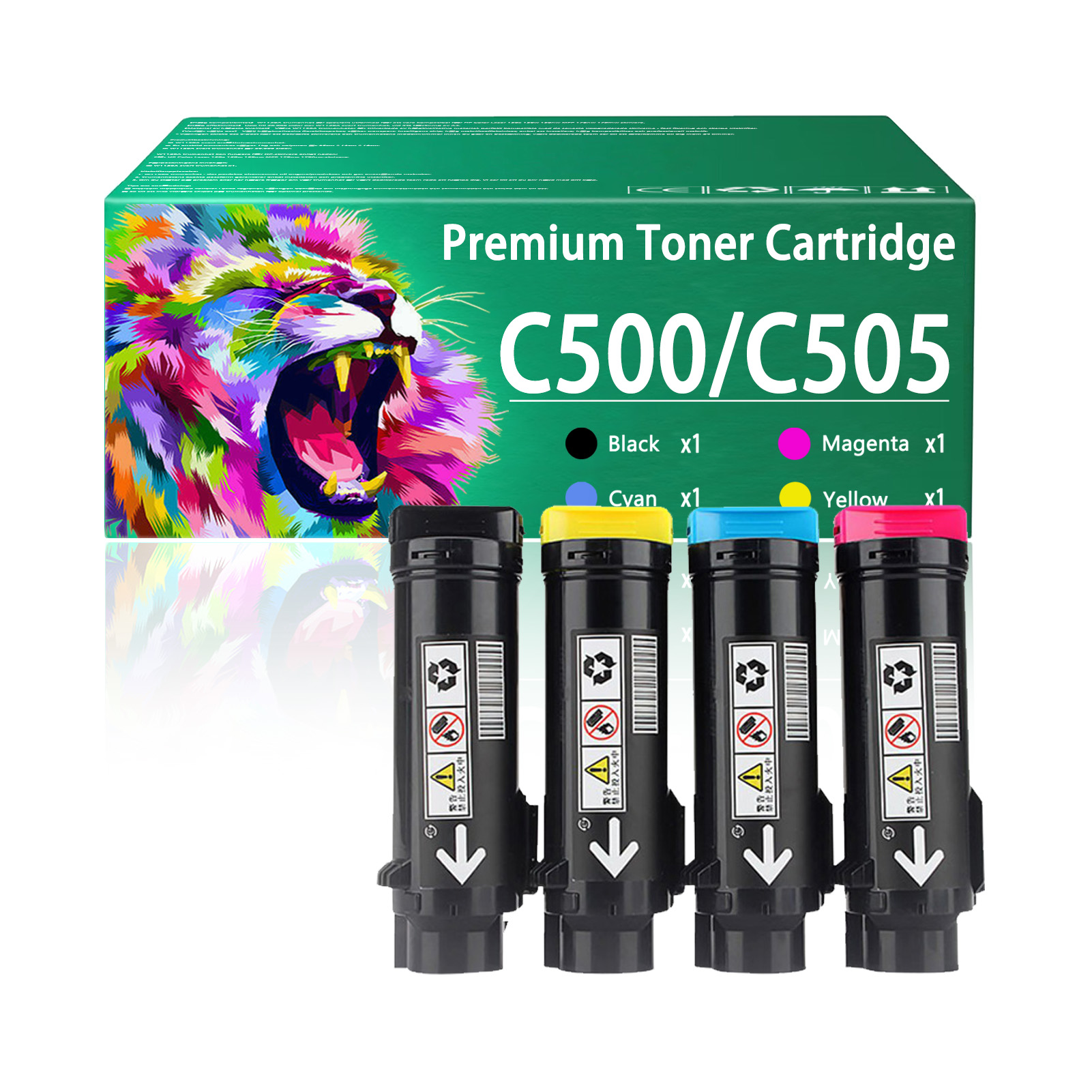 For Xerox C500 C505 106R03869 106R03866 106R03867 106R03868 Toner Cartridge Work For Xerox VersaLink C500 C500N C500DN C505 C505N C505DN Printers