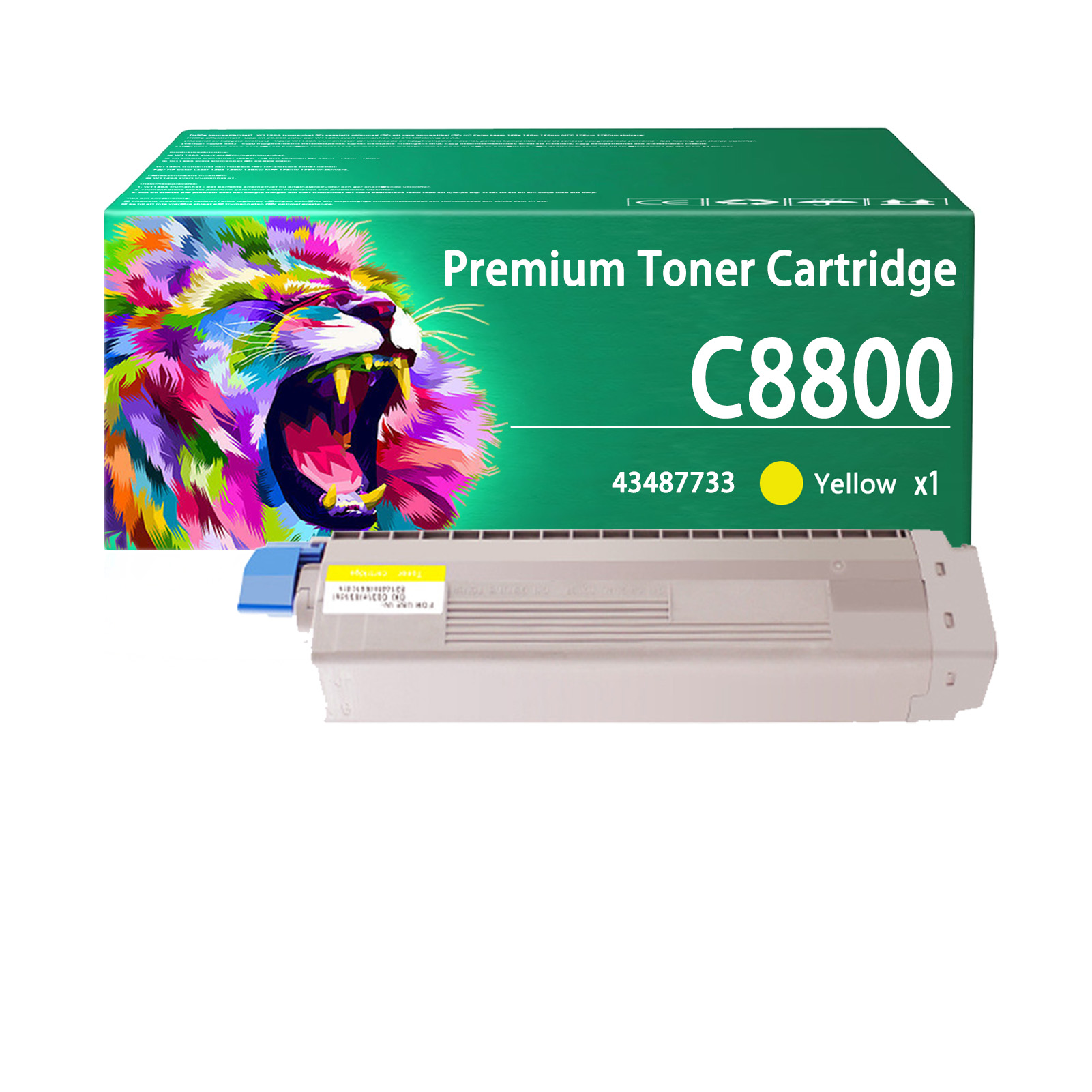 For OKI C8800 43487736 43487735 43487734 43487733 Toner Cartridge Work For OKI C8800 C8800n C8800cdtn C8800dn C8800dtn C8600 C8600cdtn C8600dn C8600dtn C8600n Printers