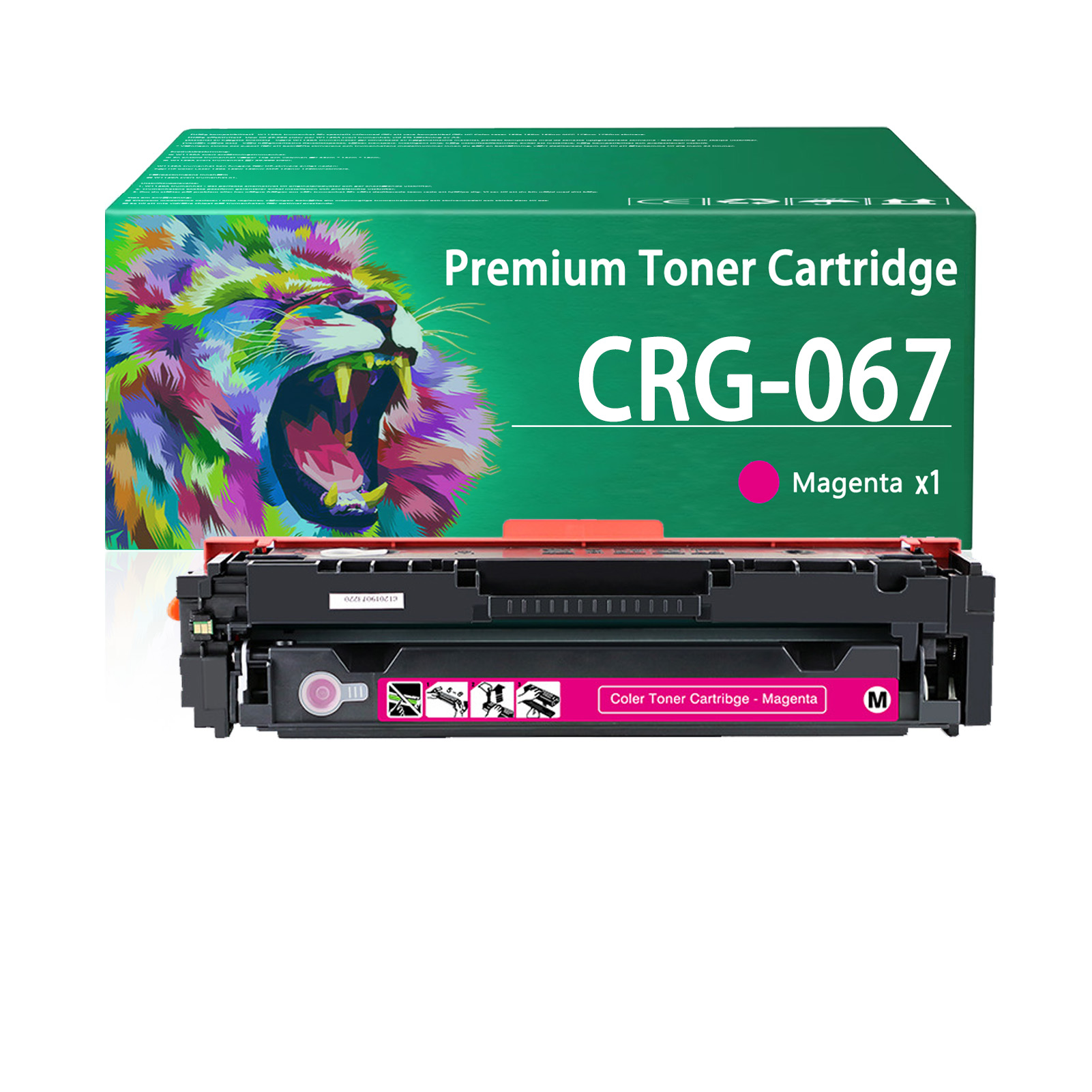 For Canon CRG067 067 CRG-067 Toner Cartridge Work for Canon imageCLASS LBP633Cdw LBP632Cdw MF653Cdw MF654Cdw MF656Cdw Printers