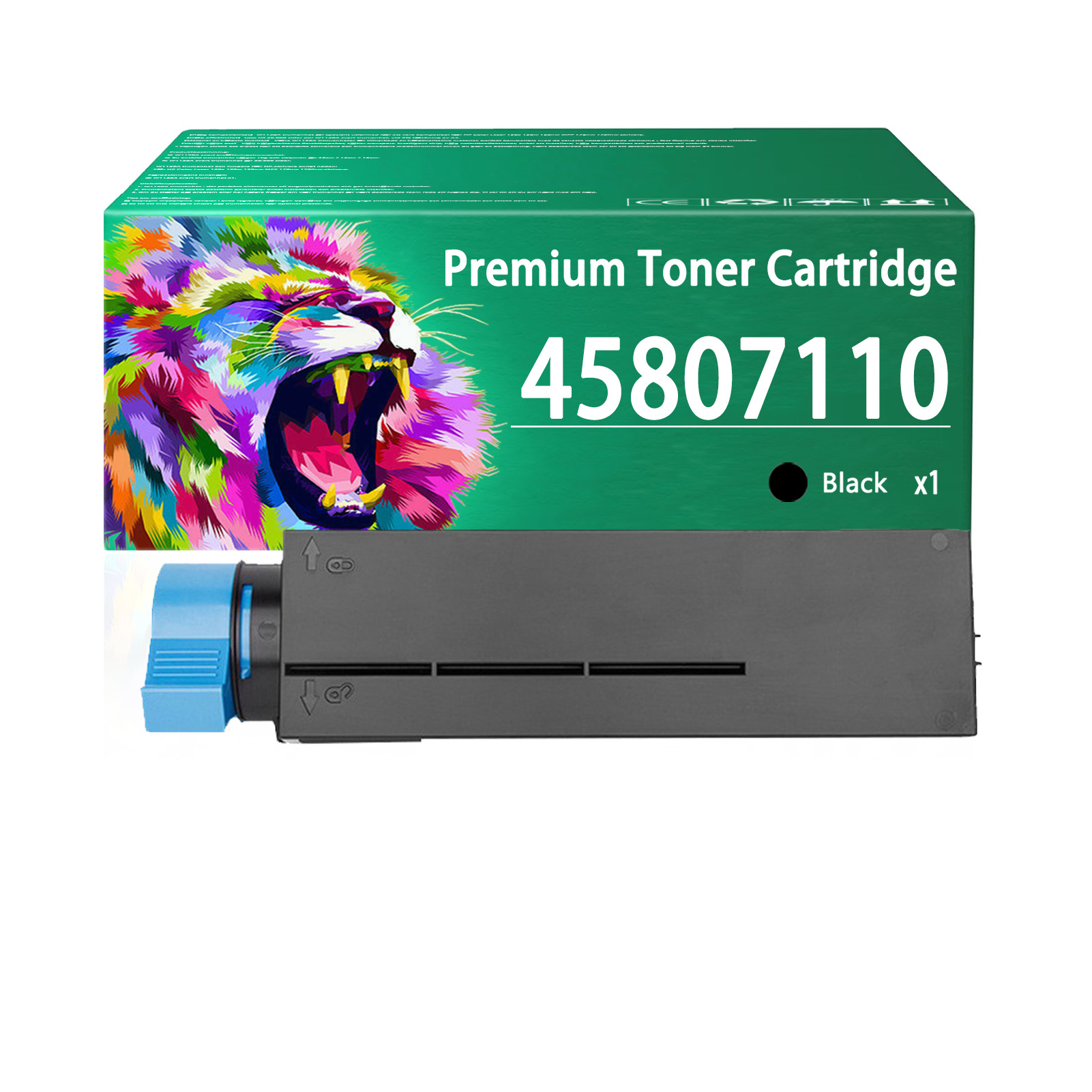 For OKI 45807110 Toner Cartridges Work For OKI B412dn B432dn B432dnw B512dn MB472w MB472dnw MB492 MB492dn MB562w Printers