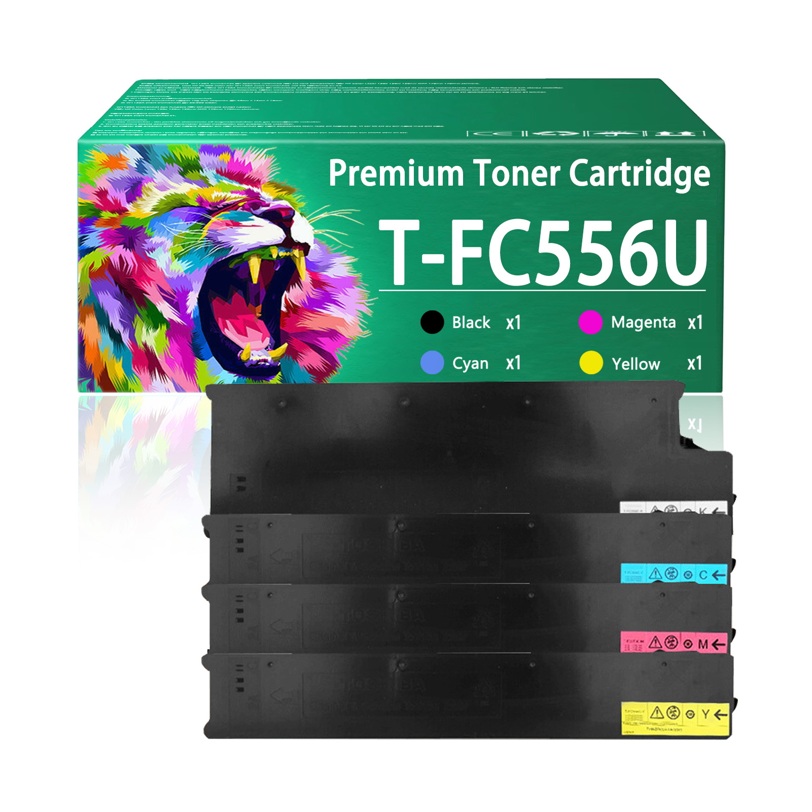 For Toshiba T-FC556U T-FC556-K T-FC556-C T-FC556U-M T-FC556U-Y Toner Cartridge Work For Toshiba E-Studio 5506AC 6506AC 7506AC 5506ACT 6506ACT 7506ACT Printers