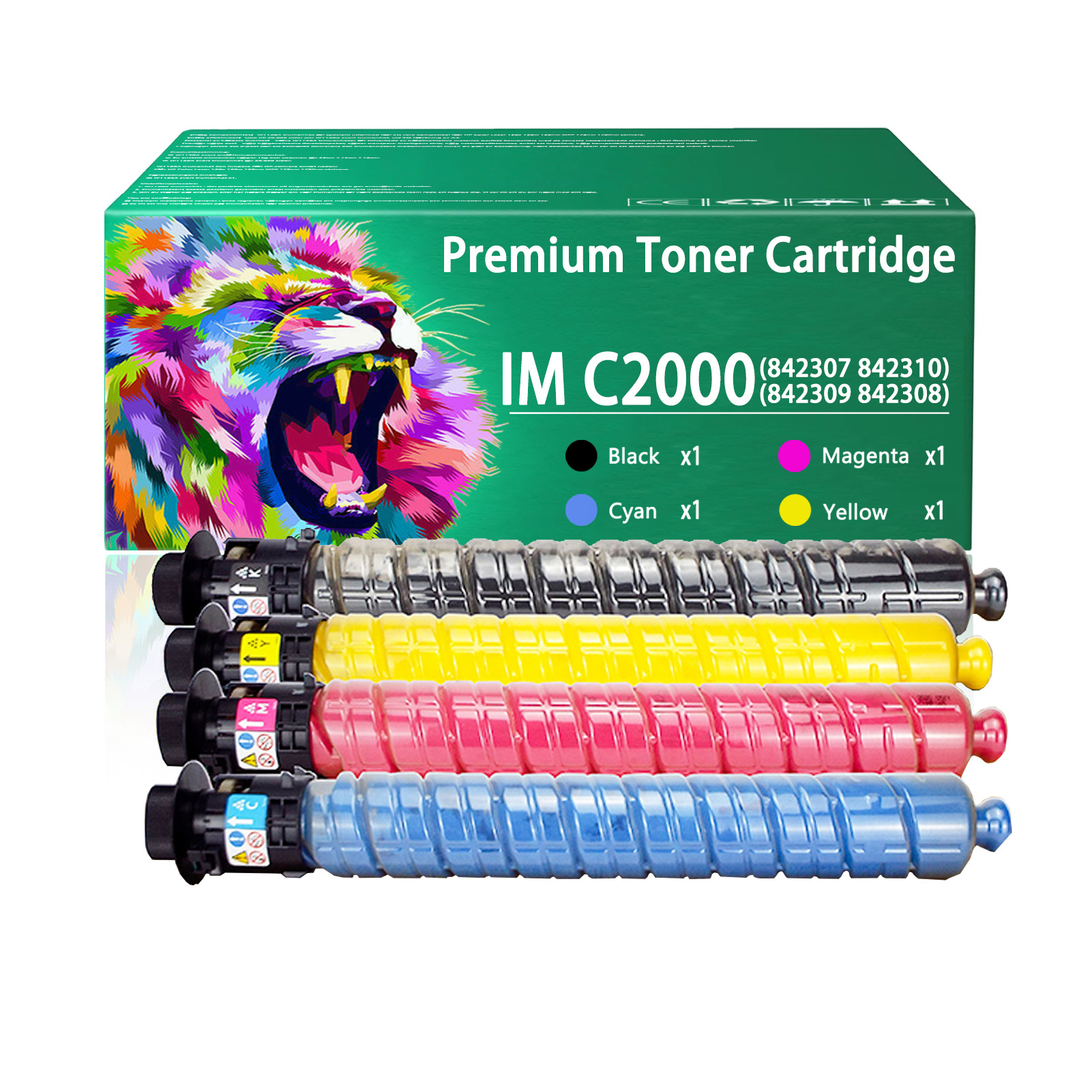 For Ricoh IM C2000 842307 842310 842309 842308 Toner Cartridge Work For Ricoh IM C2000 C2500 Printers