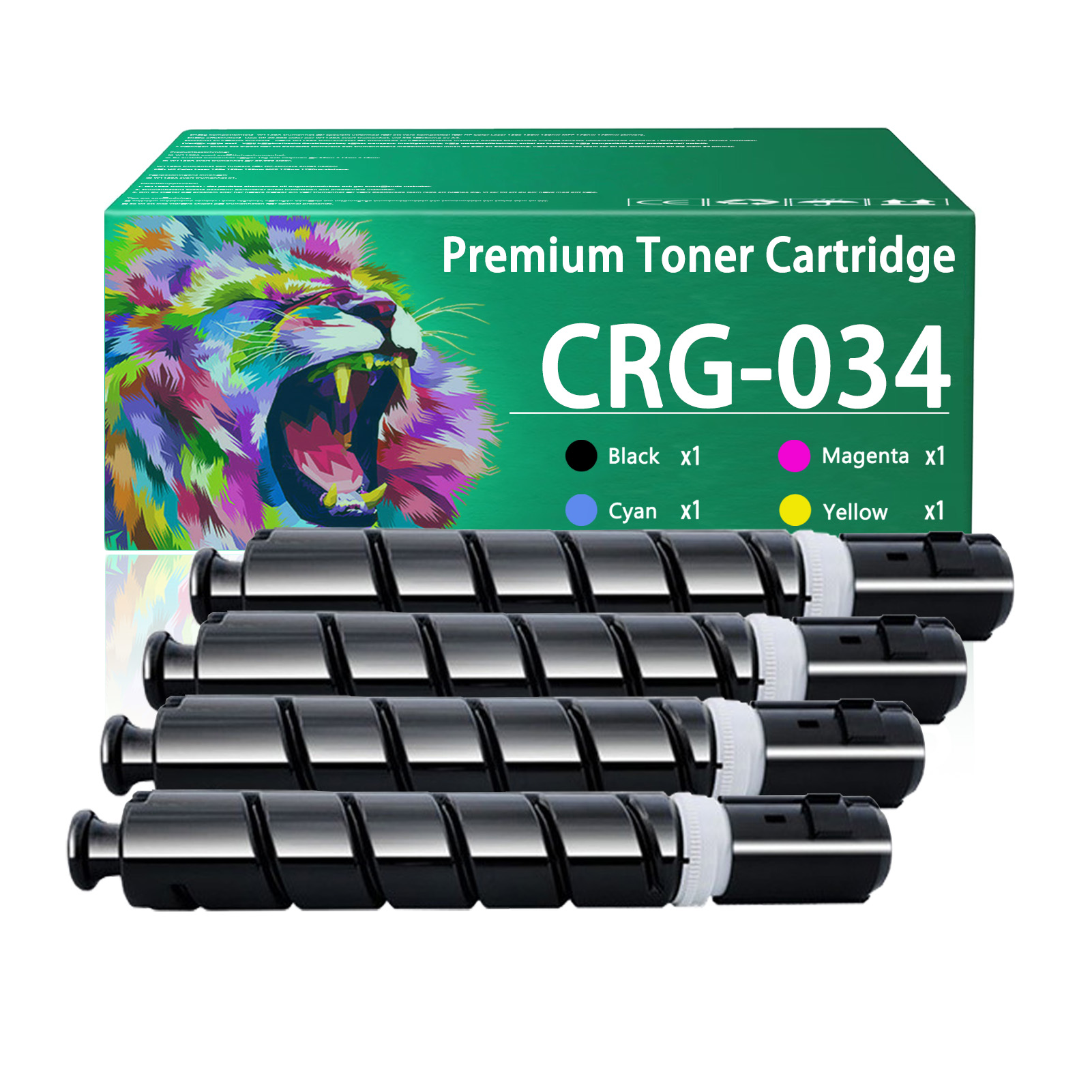 For Canon CRG034 034 CRG-034 Toner Cartridge Work for Canon imageCLASS MF810Cdn MF820Cdn imageRUNNER C1225 C1225iF Printers
