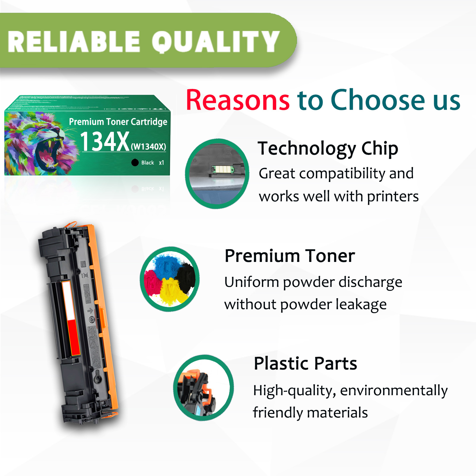 For HP 134X W1340X Toner Cartridges Work For HP LaserJet MFP M209 M209d M209dw M234dw M234sdw M234sdn M234sdw Printers