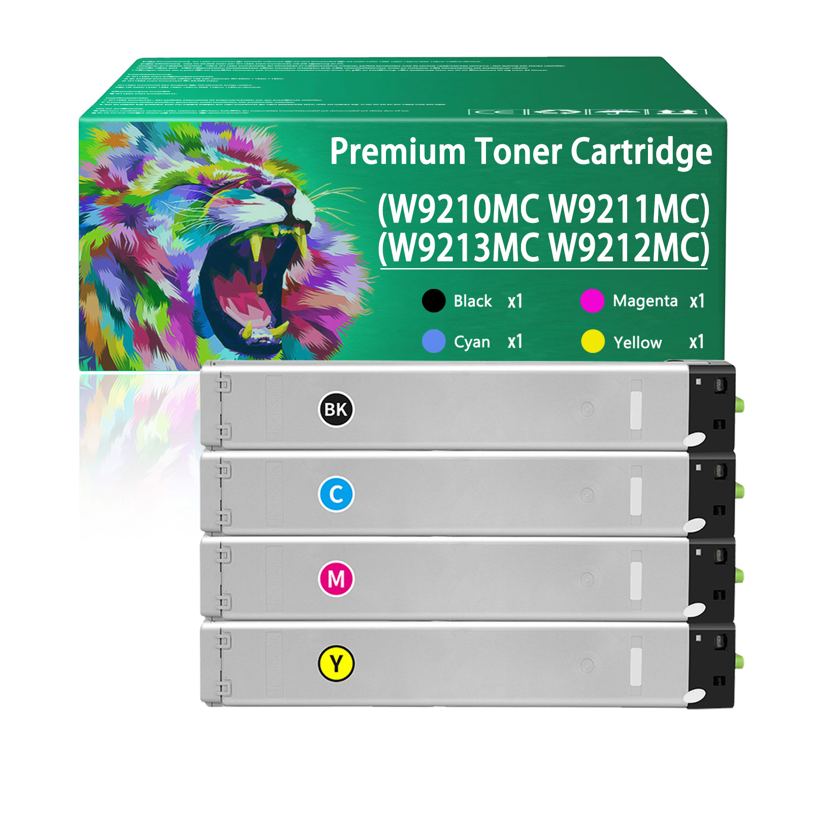 For HP W9210MC W9211MC W9213MC W9212MC Toner Cartridge Work for HP Color LaserJet Pro M255dw M255nw M282nw M283fdn Printers
