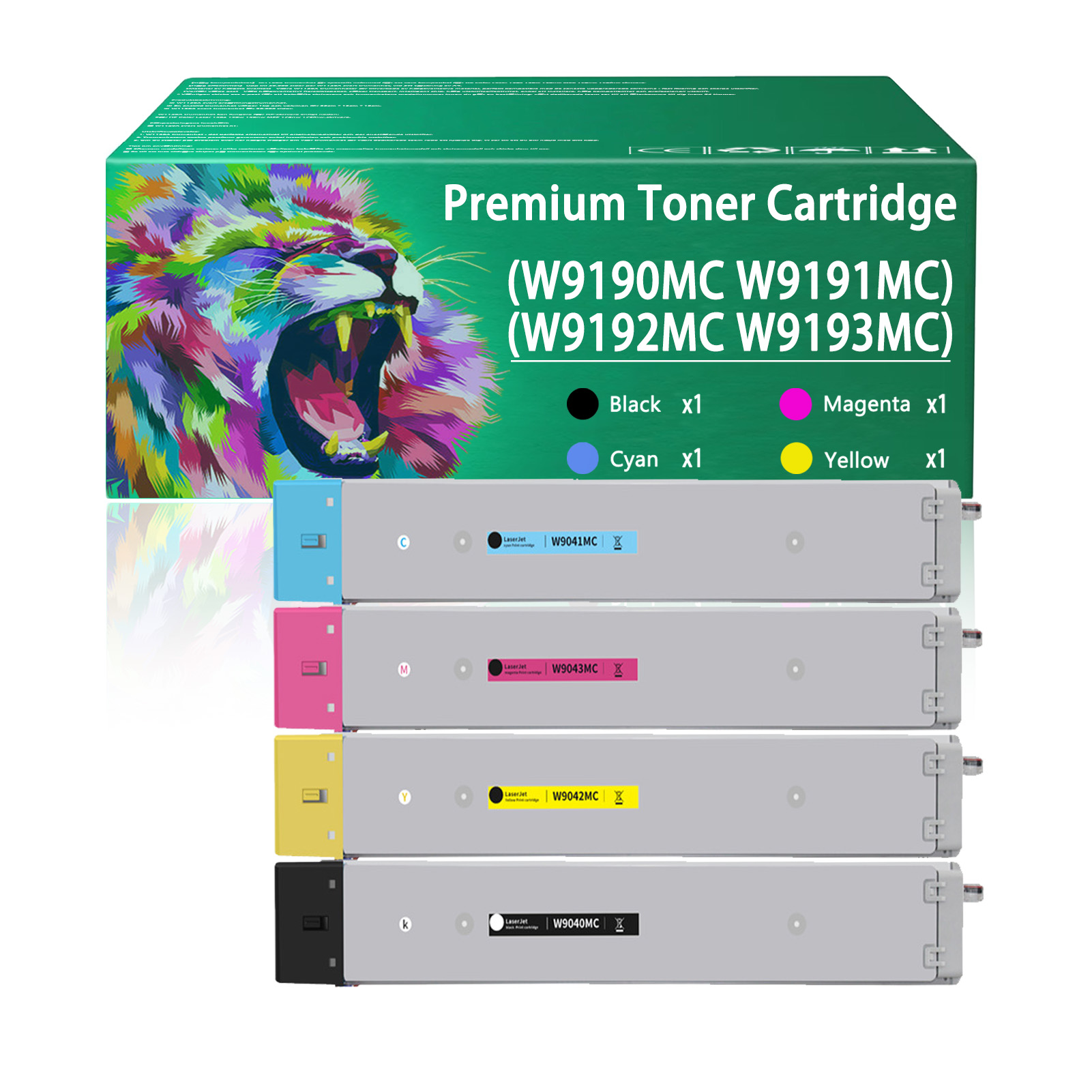 For HP W9190MC W9191MC W9192MC W9193MC Toner Cartridge Work for HP Color Laserjet Managed MFP E77822dn E77822z E77825dn E77825z E77830dn E77830z Printers
