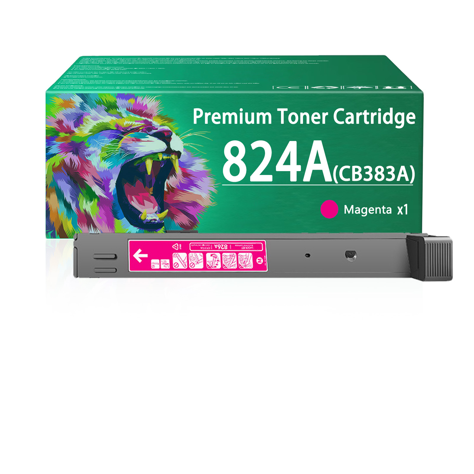 For HP 823A 824A CB380A CB381A CB383A CB382A Toner Cartridge Work for HP Color LaserJet CP6015de CP6015dn CP6015n CP6015x CP6015xh MFP CM6030 CM6030f CM6040f Printers