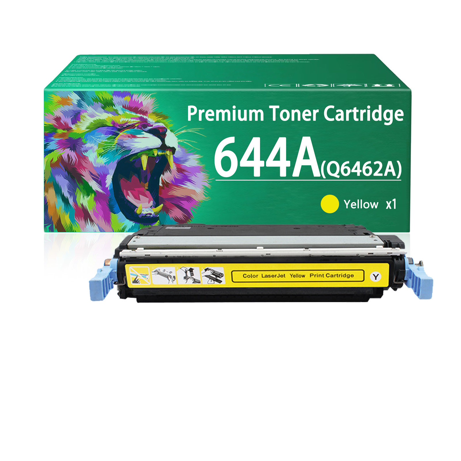 For HP 644A Q6460A Q6461A Q6463A Q6462A Toner Cartridge Work for HP Color LaserJet CM4730 CM4730F CM4730FM CM4730FSK MFP 4730 4730X 4730XM 4730XS Printers