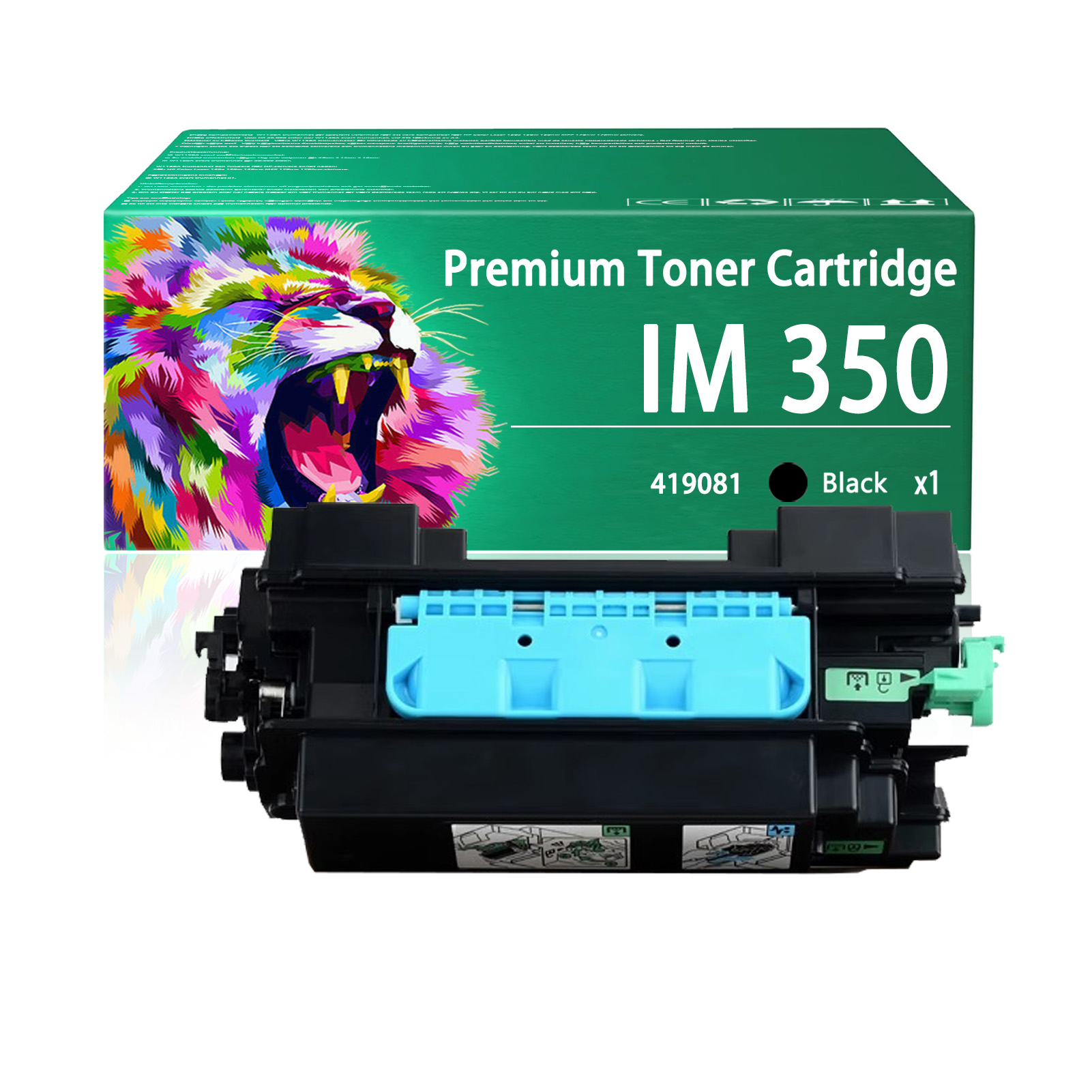 For Ricoh IM 350 418132 Toner Cartridges Work For Ricoh IM 350F 350 Printers