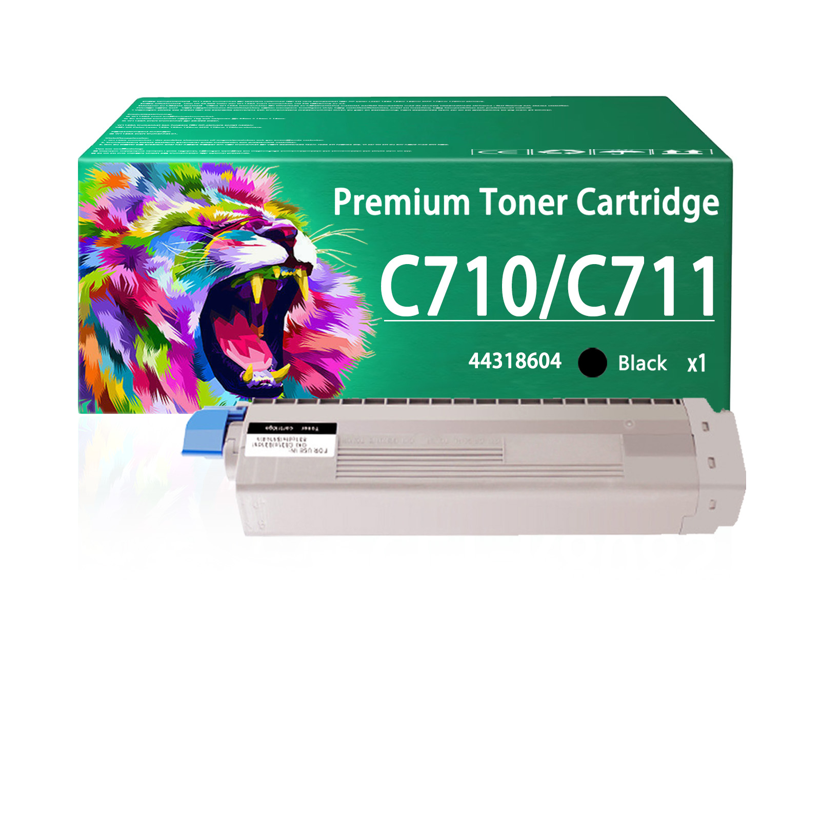 For HP C710N Toner Cartridges Work for OKI C710N C710DN C711N C711DN C711dtn Printers
