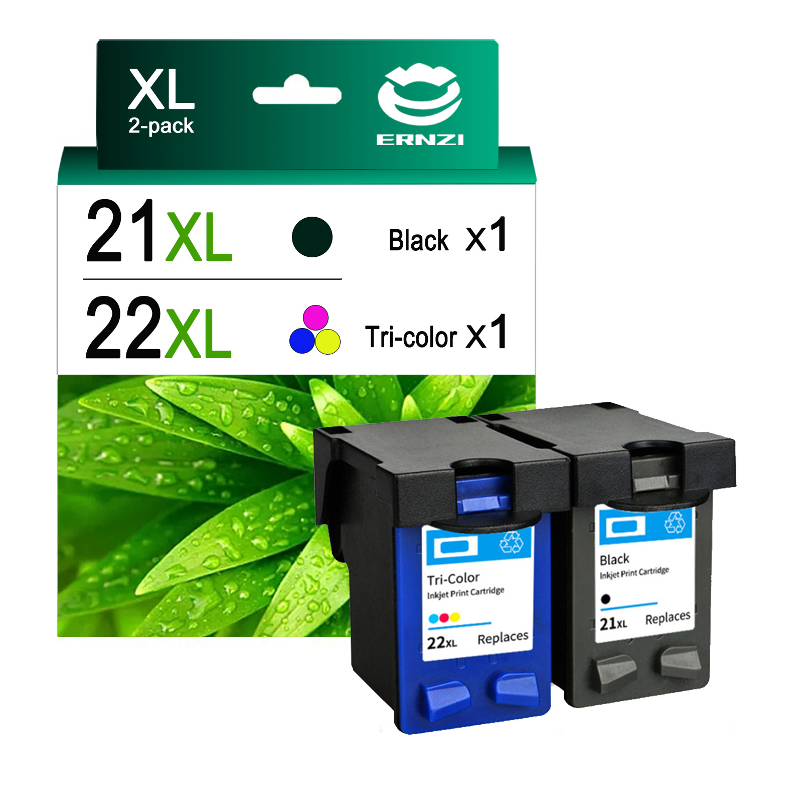 For HP 21XL 22XL Ink Cartridge Work For HP OffceJet 4315 J3608 J3625 J3635 J3640 Fax 1250 3180 DeskJet 3910 3915 3918 etc. Printers