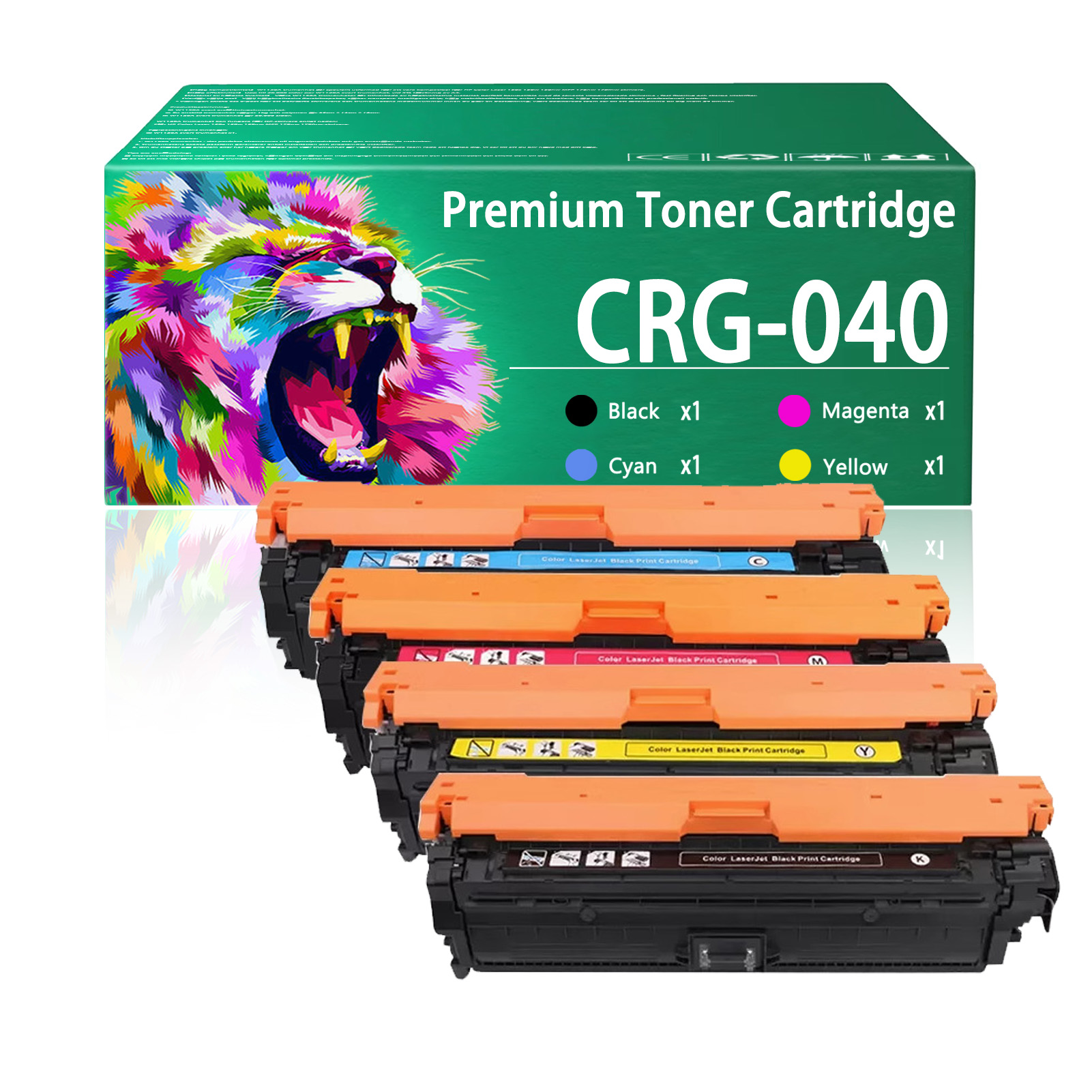 For Canon CRG040 040 CRG-040 Toner Cartridge Work for Canon Color imageCLASS LBP712Cdn LBP712cx LBP710c Printers