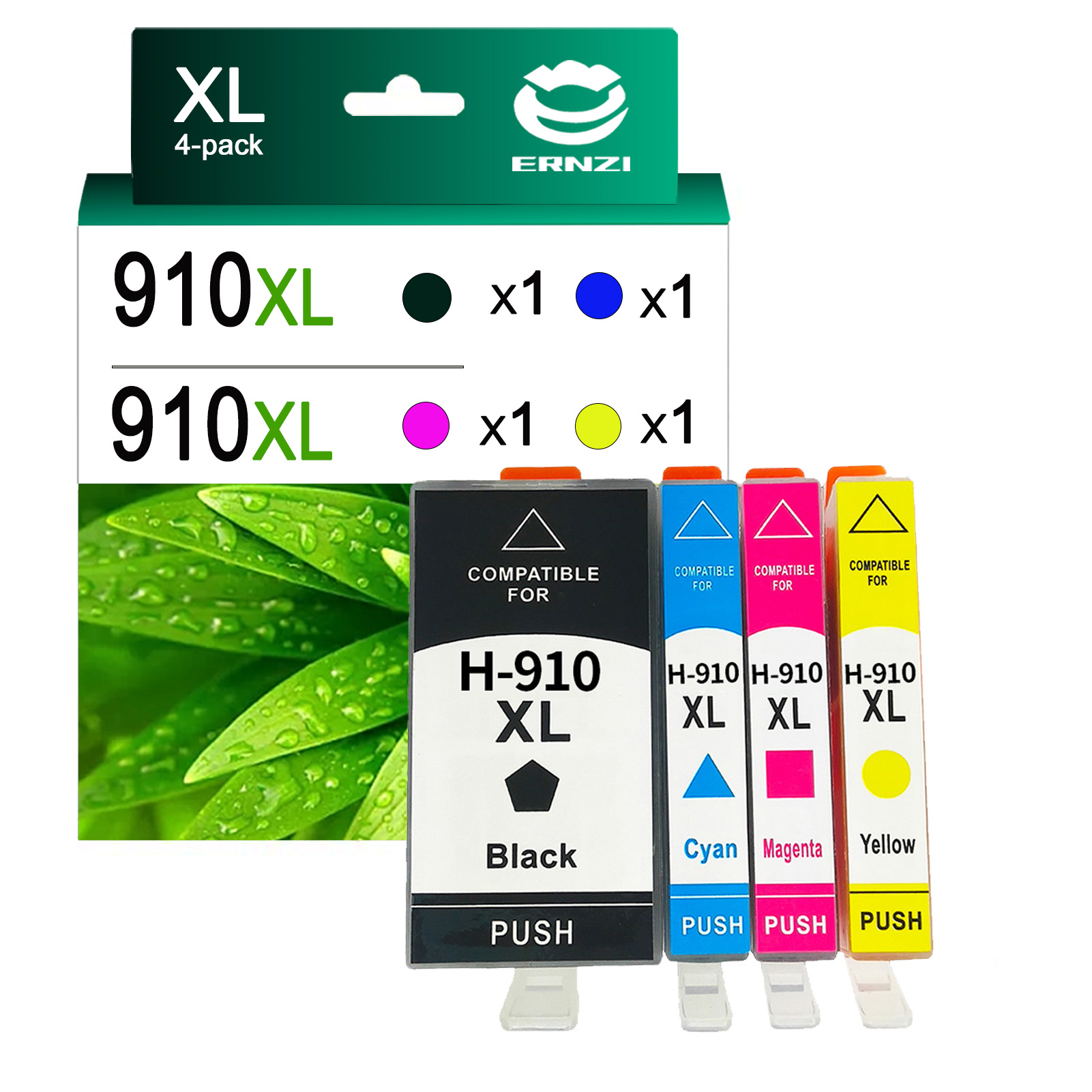 For HP 910XL Ink Cartridges Work for HP DESKJET INK ADVANTAGE 1115 1118 2135 2138 2675 2676 2677 2678 3635 3636 Printers