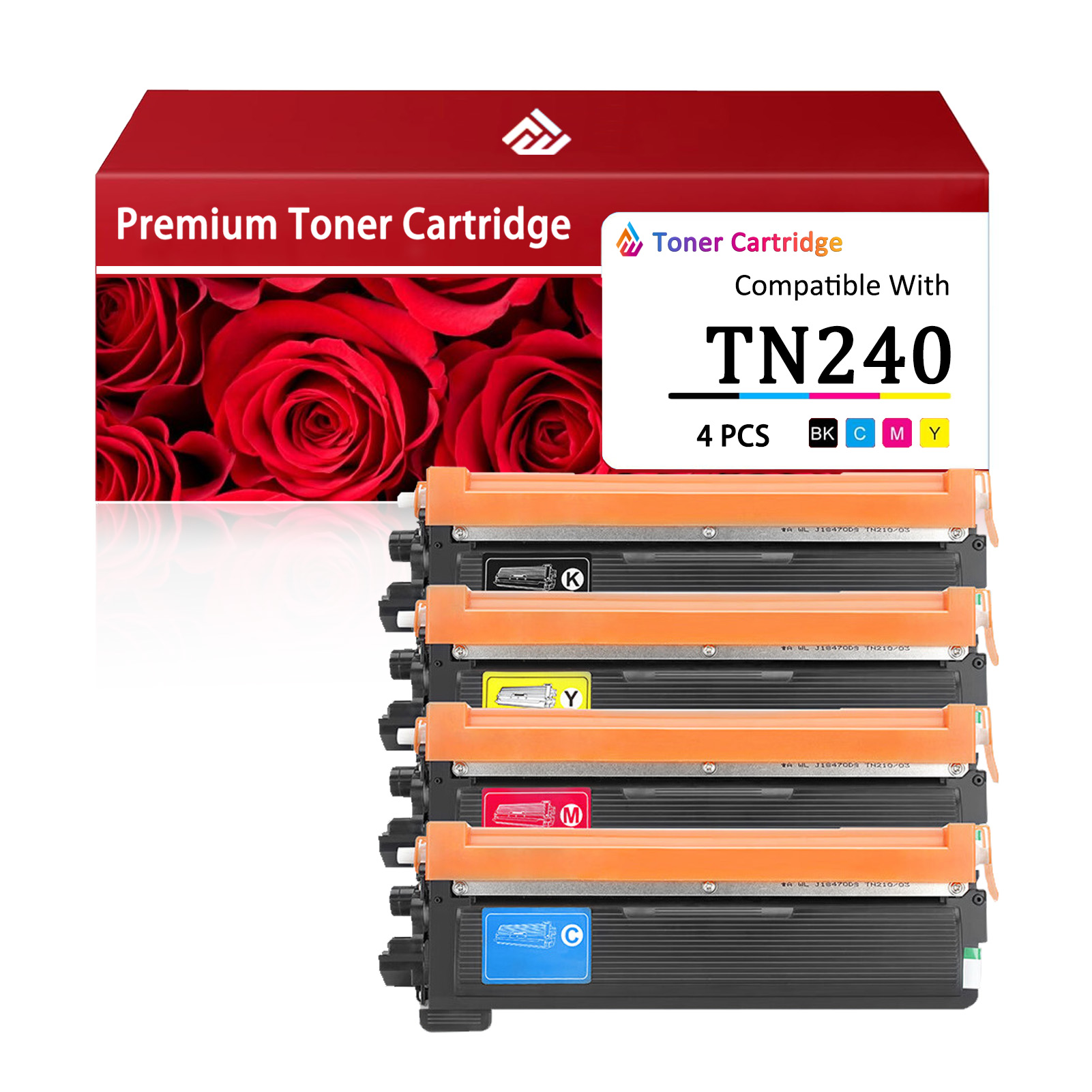 For TN240 Toner Cartridge Work For Brother DCP-9010CN HL-3040CN HL-3070CW MFC-9120CN MFC-9320CW HL-3045CN HL-3075CW HL-8070 HL-8370 MFC-9010CN MFC-9125CN MFC-9325CW Printers