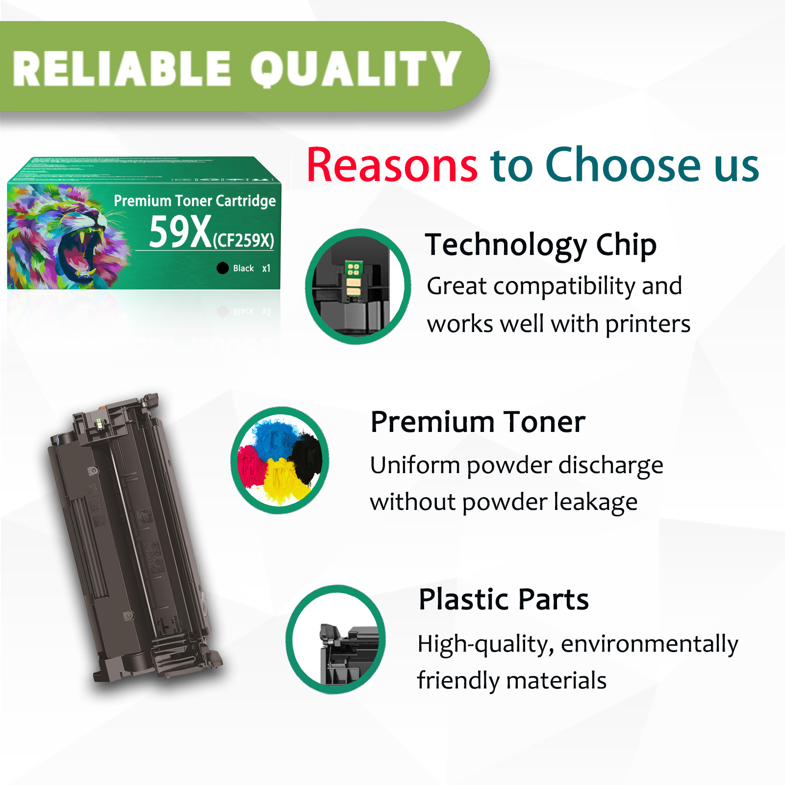 For HP 59X CF259X Toner Cartridges Work For HP LaserJet Pro MFP M428dw M428fdn M428fdw M404dw M404dn M404n M304 Printer