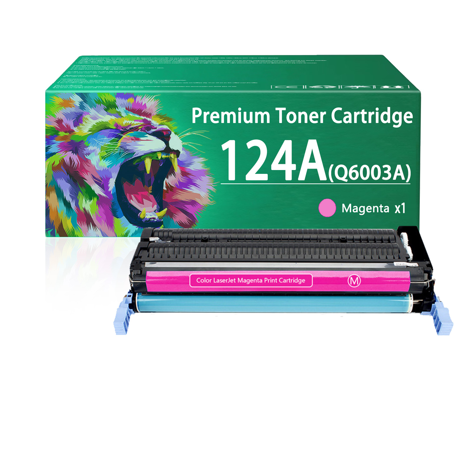 For HP 124A Q6000A Q6001A Q6003A Q6002A Toner Cartridge Work for HP Color LaserJet 1600 2600 2600n 2605dn 2605dtn CM1015mfp CM1017mfp Printers