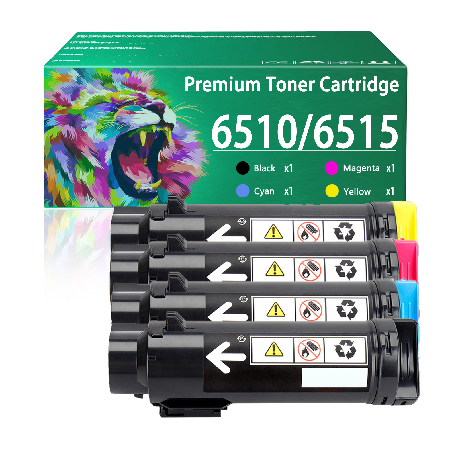 For Xerox 6510 6515 106R03480 106R03490 106R03491 106R03492 Toner Cartridge Work For Xerox Phaser 6510 6510N 6510DN 6510DNI 6510DNM WorkCentre 6515 6515N 6515DN 6515DNI 6515DNM Printers