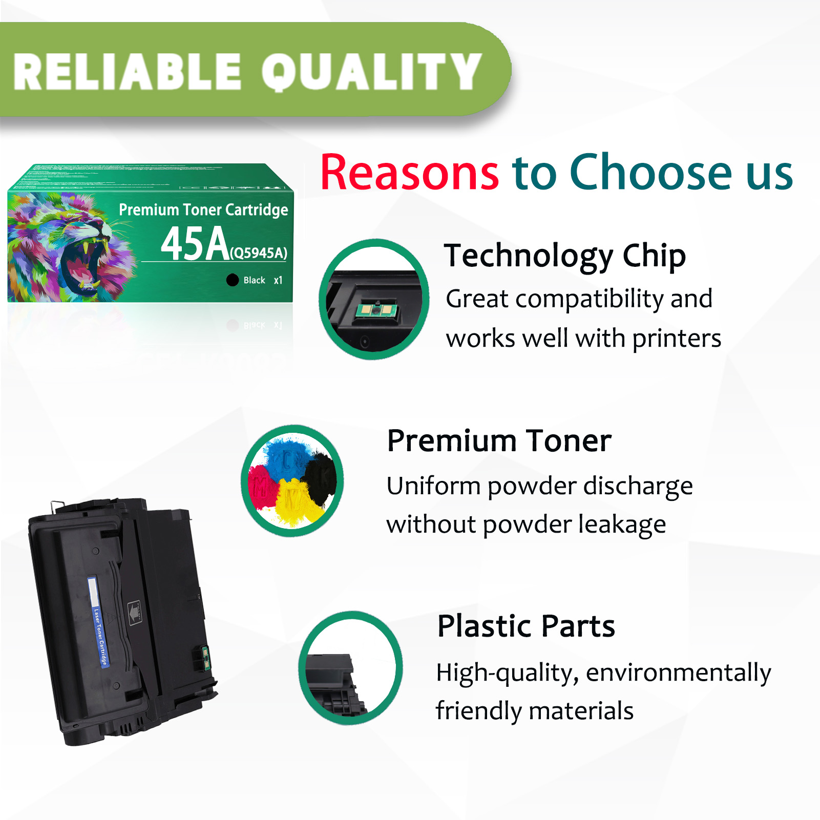 For HP 45A Q5945A Toner Cartridges Work For HP LaserJet MFP 4345 4345x 4345xm 4345xs M4345 M4345x M4345xs Printers