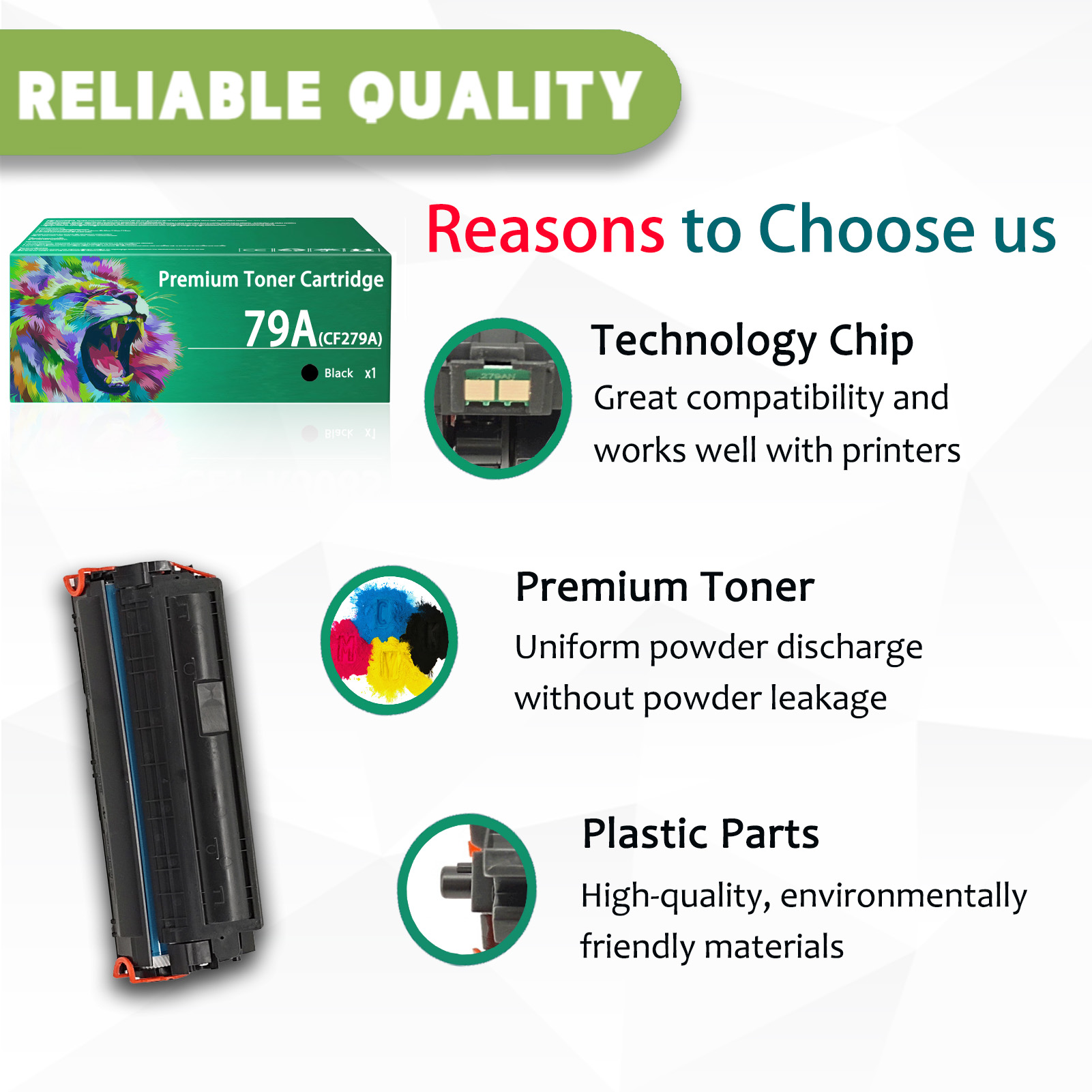 For HP 79A CF279A Toner Cartridges Work For HP LaserJet Pro M12w M12a MFP M26nw M26a Printers