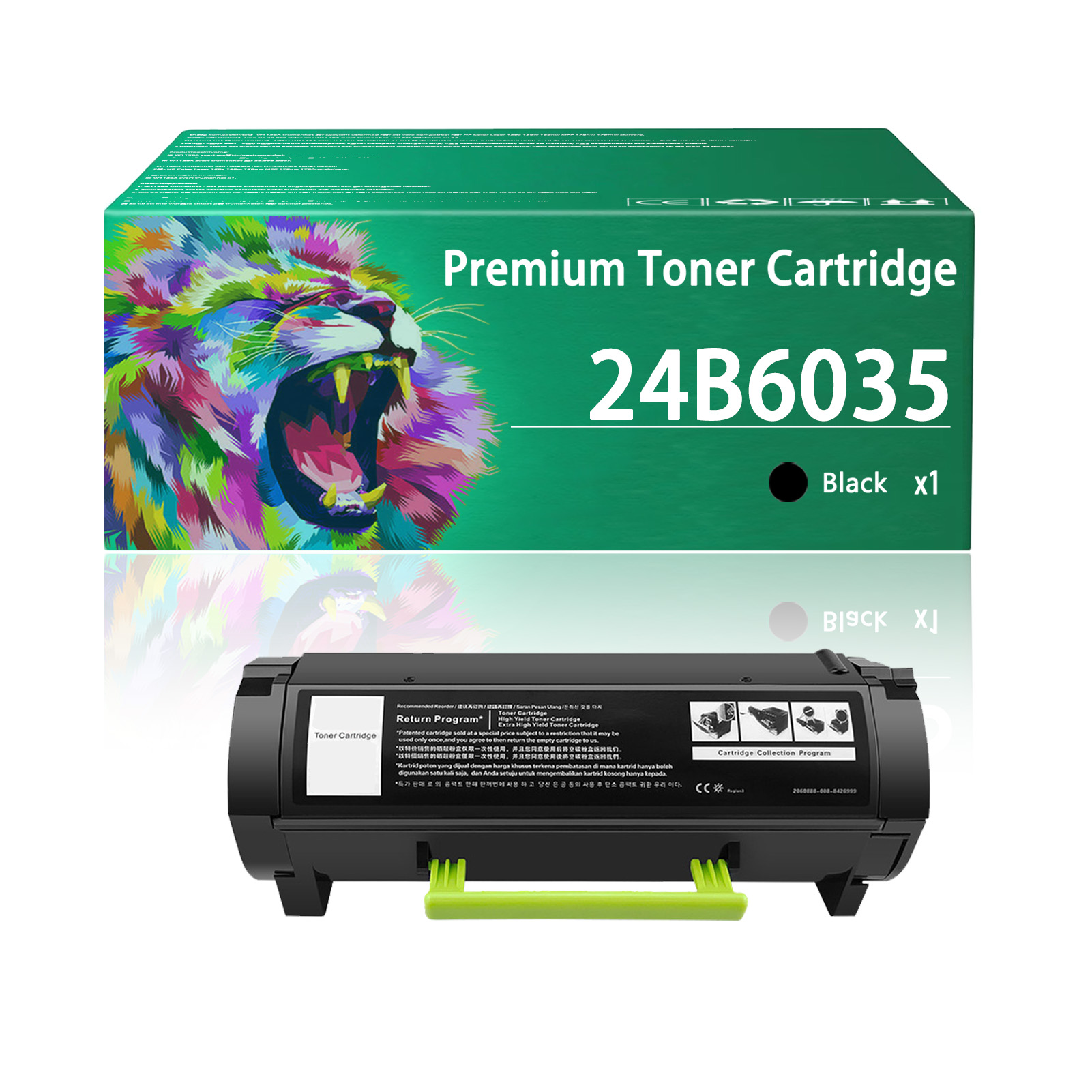 For Lexmark XM1145 24B6035 Toner Cartridges Work For Lexmark M1145 XM1145 Printers