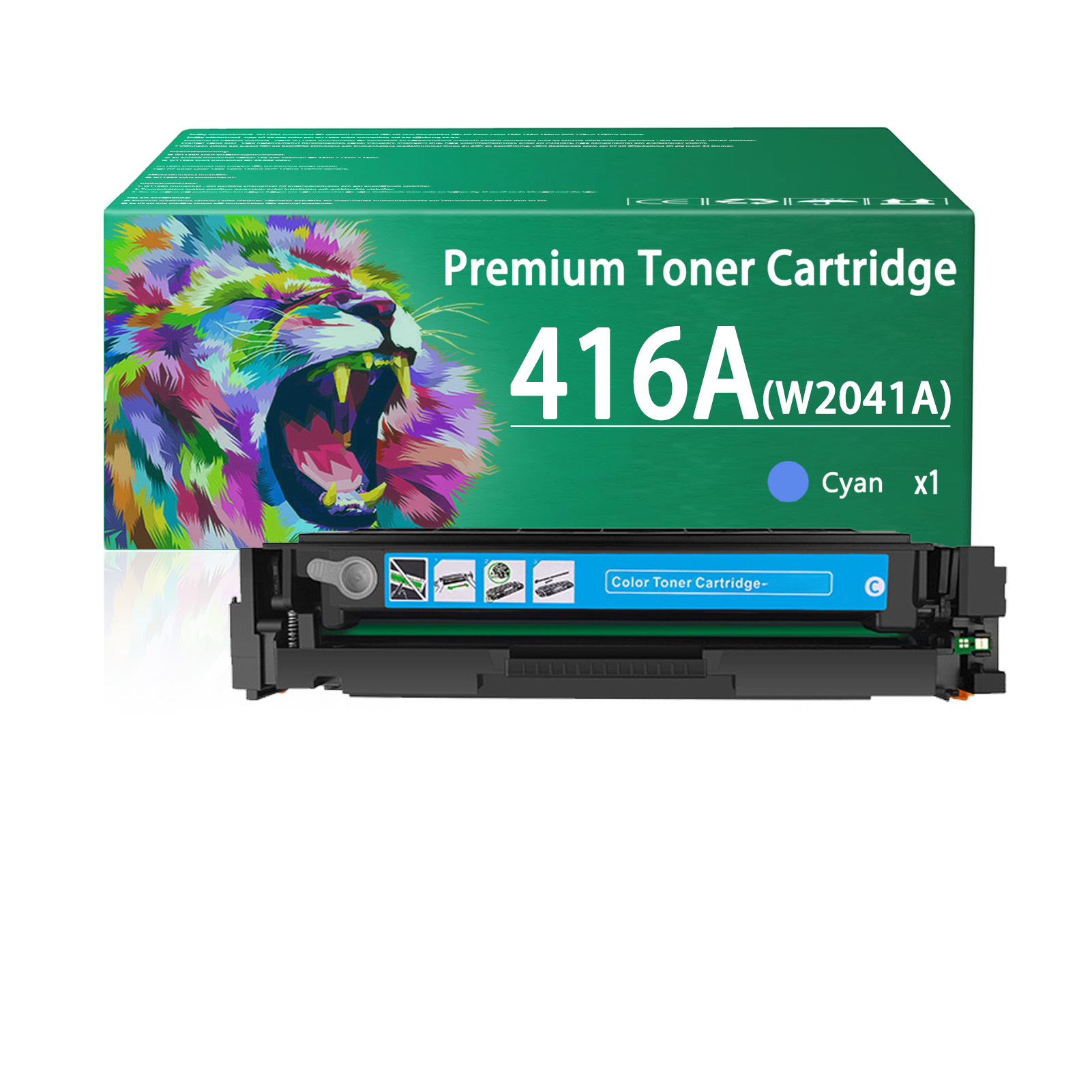 For HP 416A W2040A W2041A W2042A W2043A Toner Cartridge Work for HP LaserJet Pro M454dn M454dw MFP M479dw M479fdn M479fdw M479fnw Printer