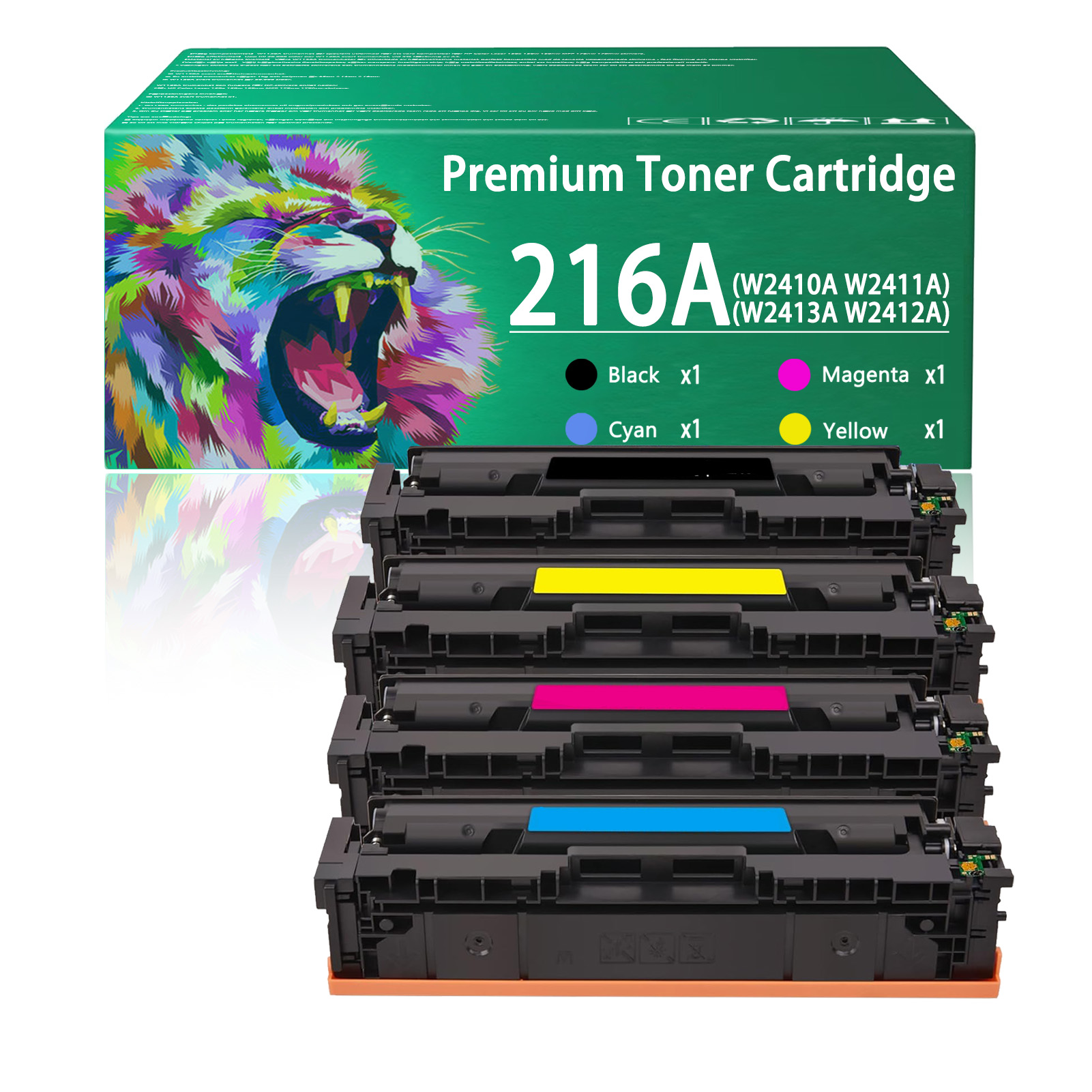 For HP 216A W2410A W2411A W2413A W2412A Toner Cartridge Work for HP LaserJet Pro M155a M155nw M155dw M182nw M182n M183fw M183rw M183fdw Printers