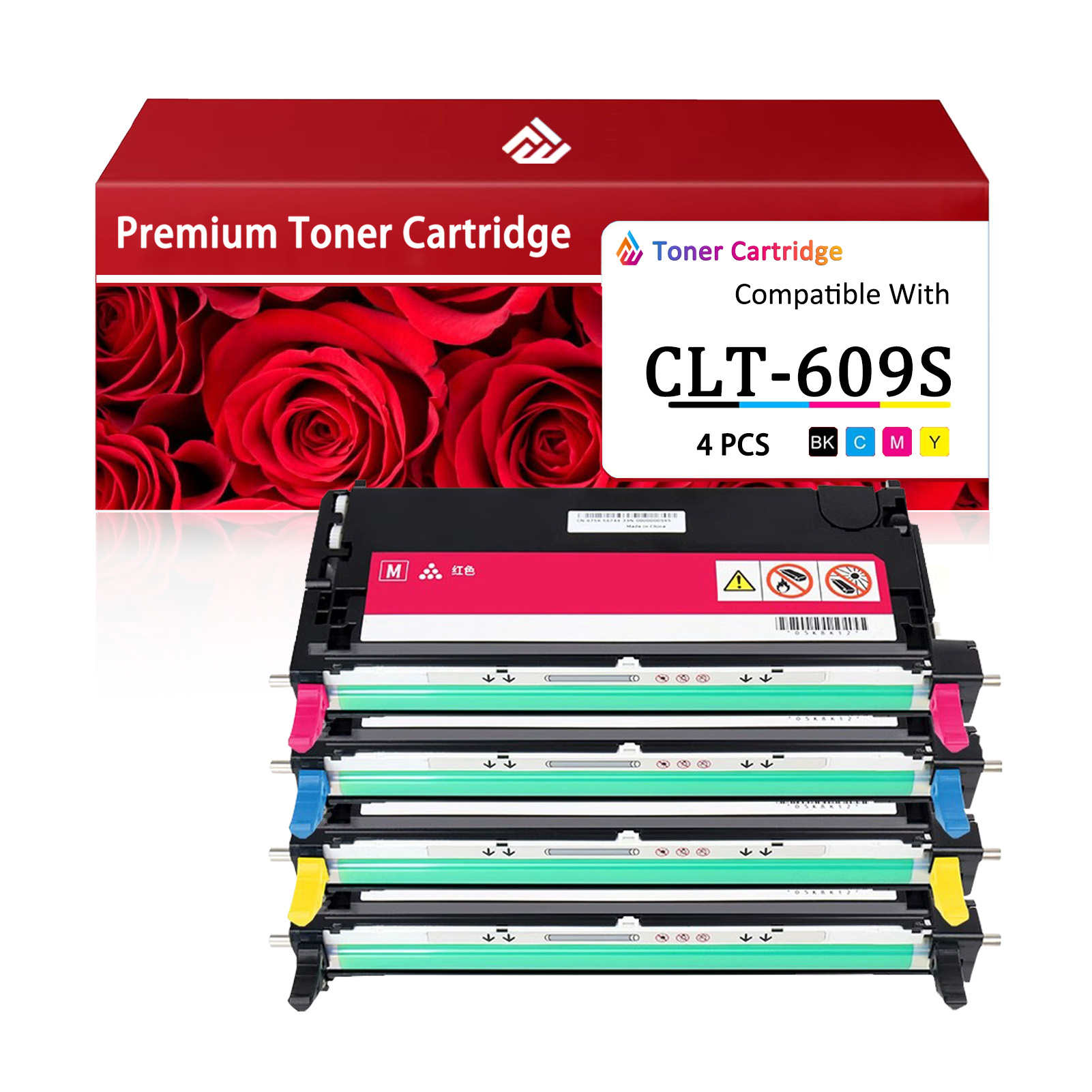 For Samsung CLT-609S CLT-K609S CLT-C609S CLT-M609S CLT-Y609S Toner Cartridge Work For Samsung CLP-770ND CLP-775ND Printers